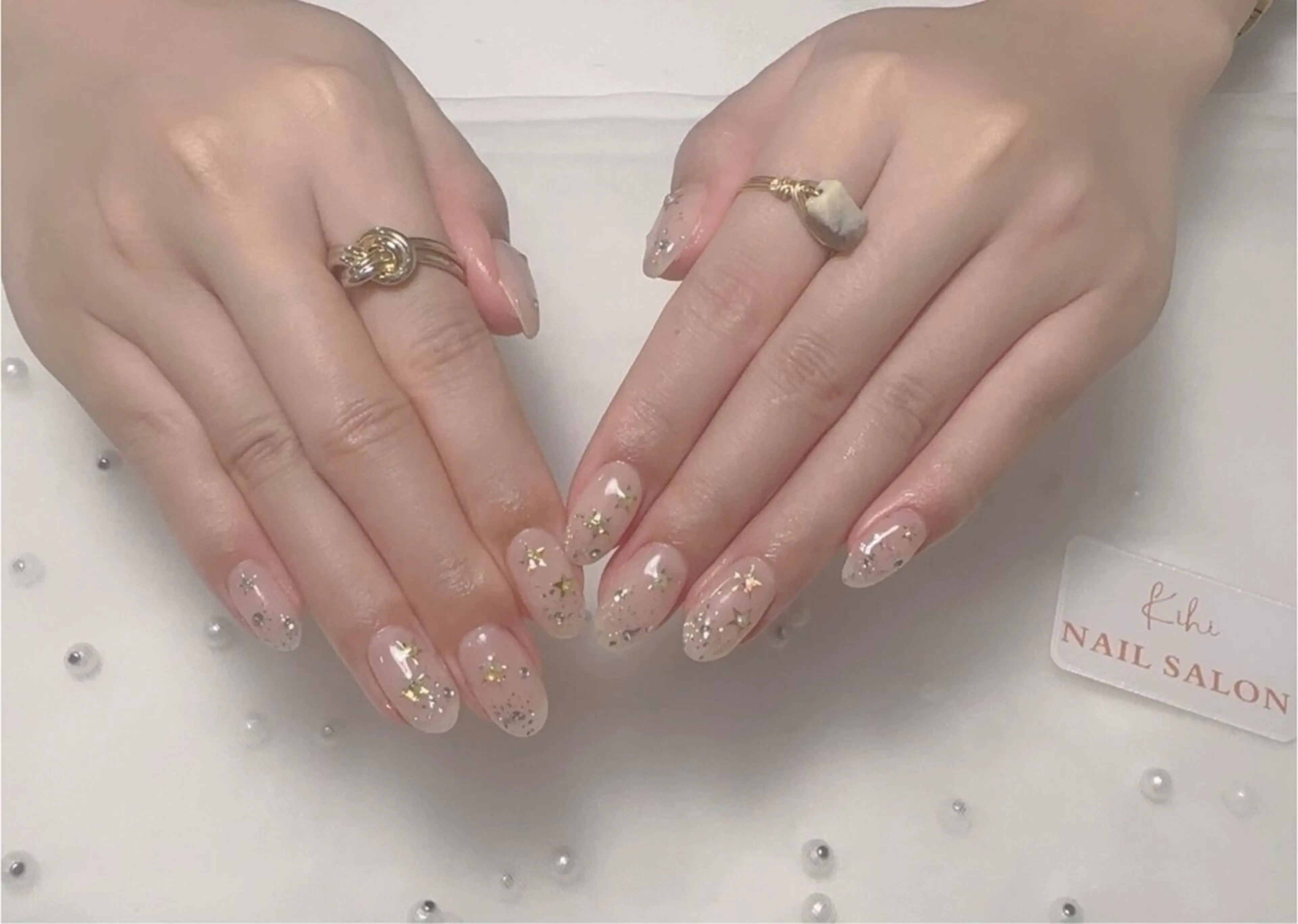 ネイル アートネイル フレンチネイル ジェルネイル グラデーション 韓国ネイル 村中 ハナのネイルデザイン