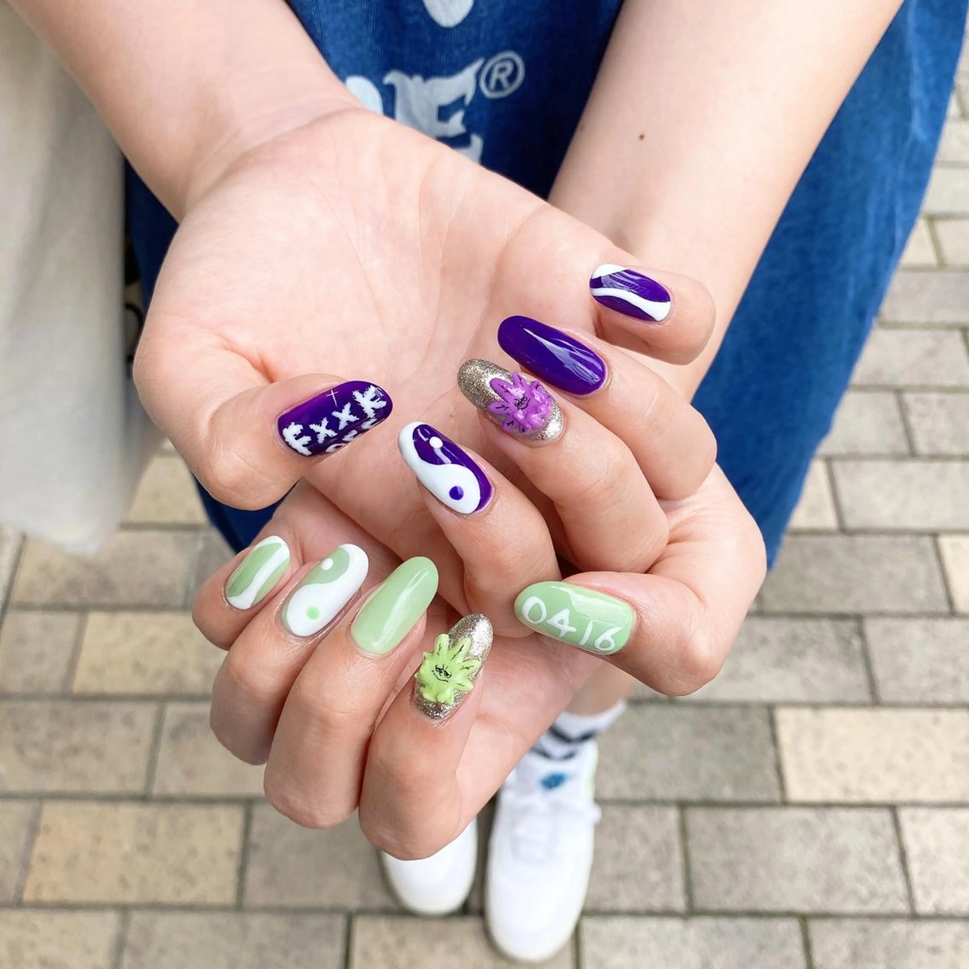 ネイル ハンドネイル フットネイル ハンドケア nail salon  AlgeTy所属・✴︎:.｡. MAKI.｡.:✴︎のネイルデザイン