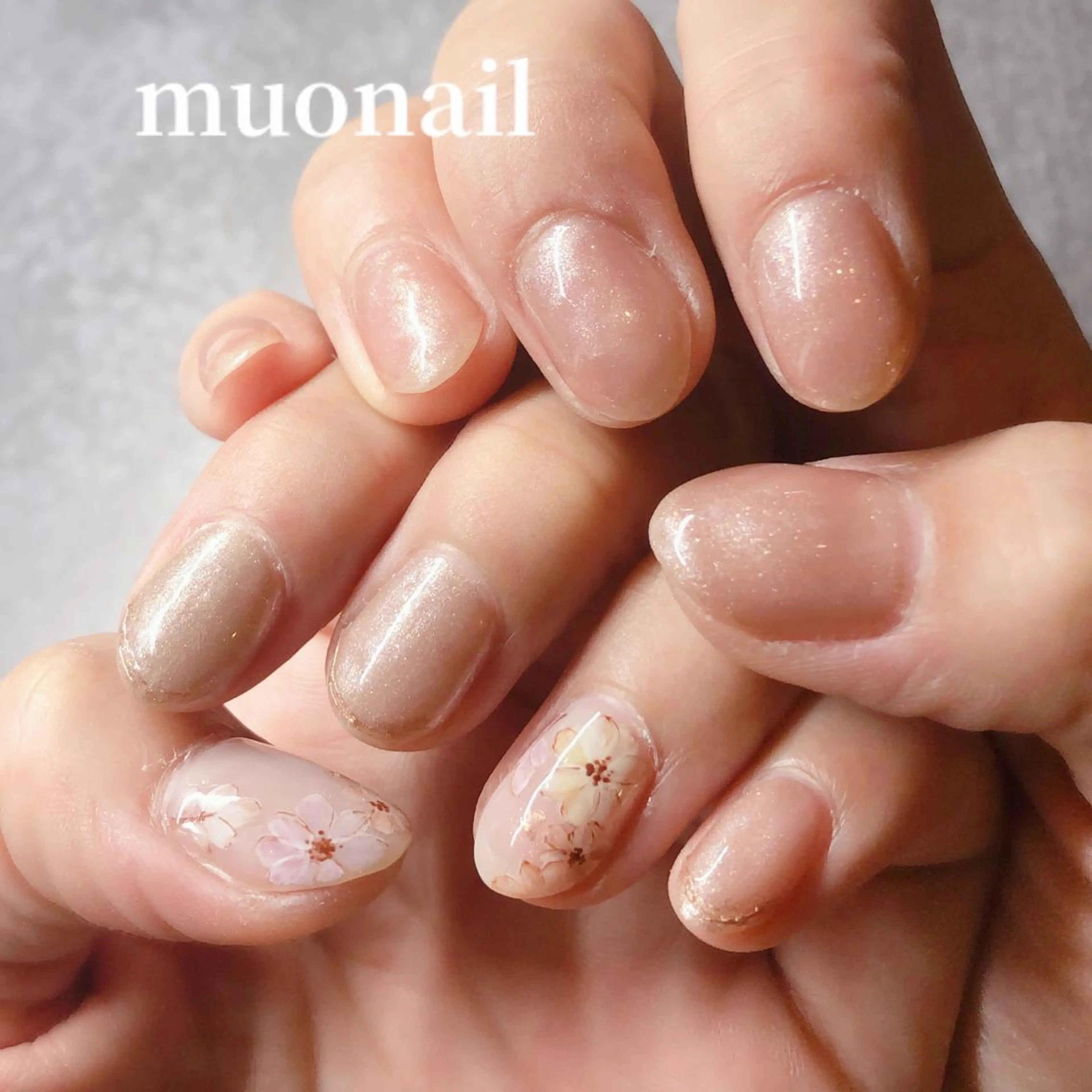 ネイル オフィスネイル シンプルネイル 中川 ほののネイルデザイン