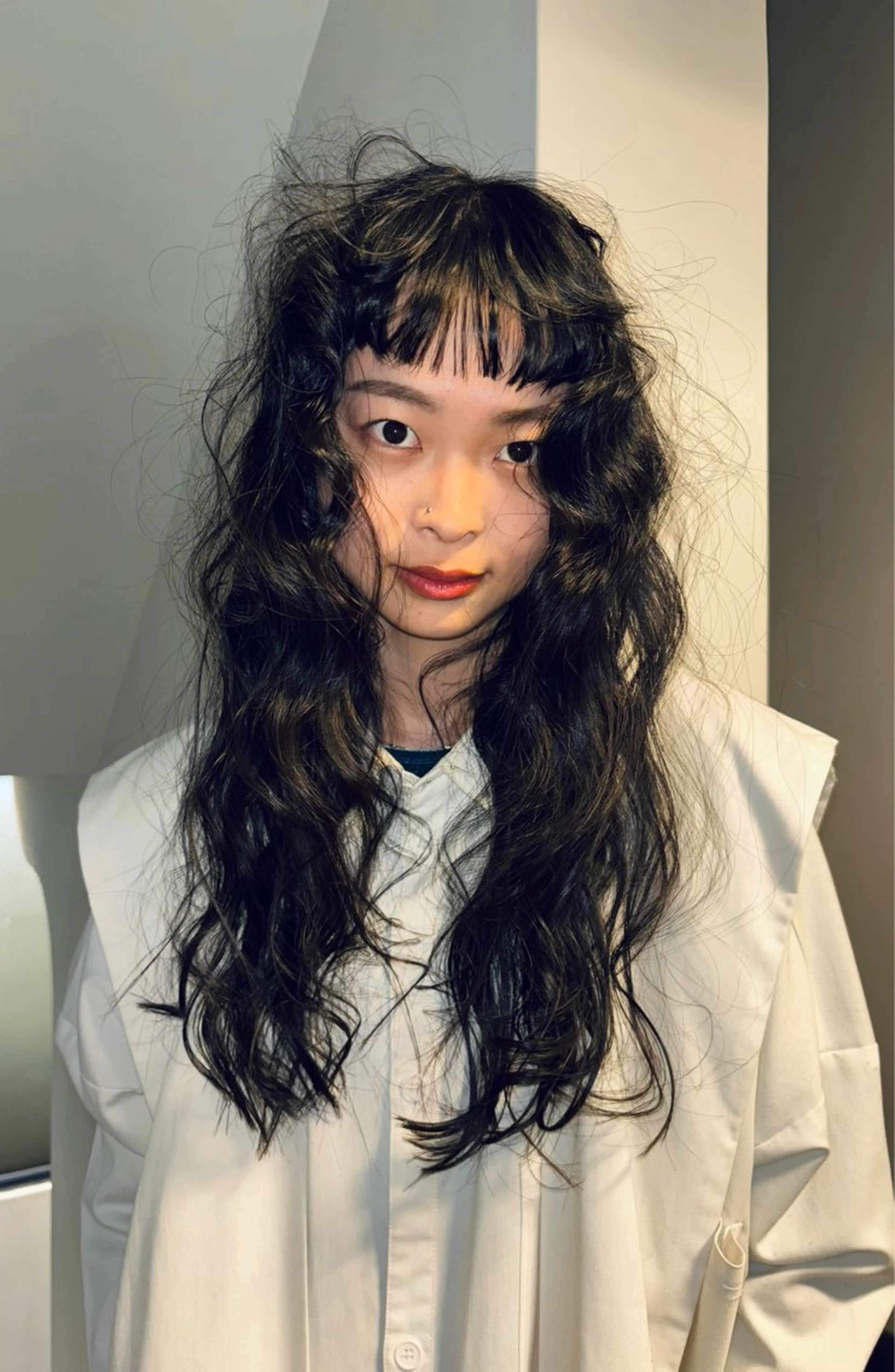 ロング カラー 透明感カラー カット ヘアカラー トリートメント ファッションに 溶け込むstyleのヘアスタイル