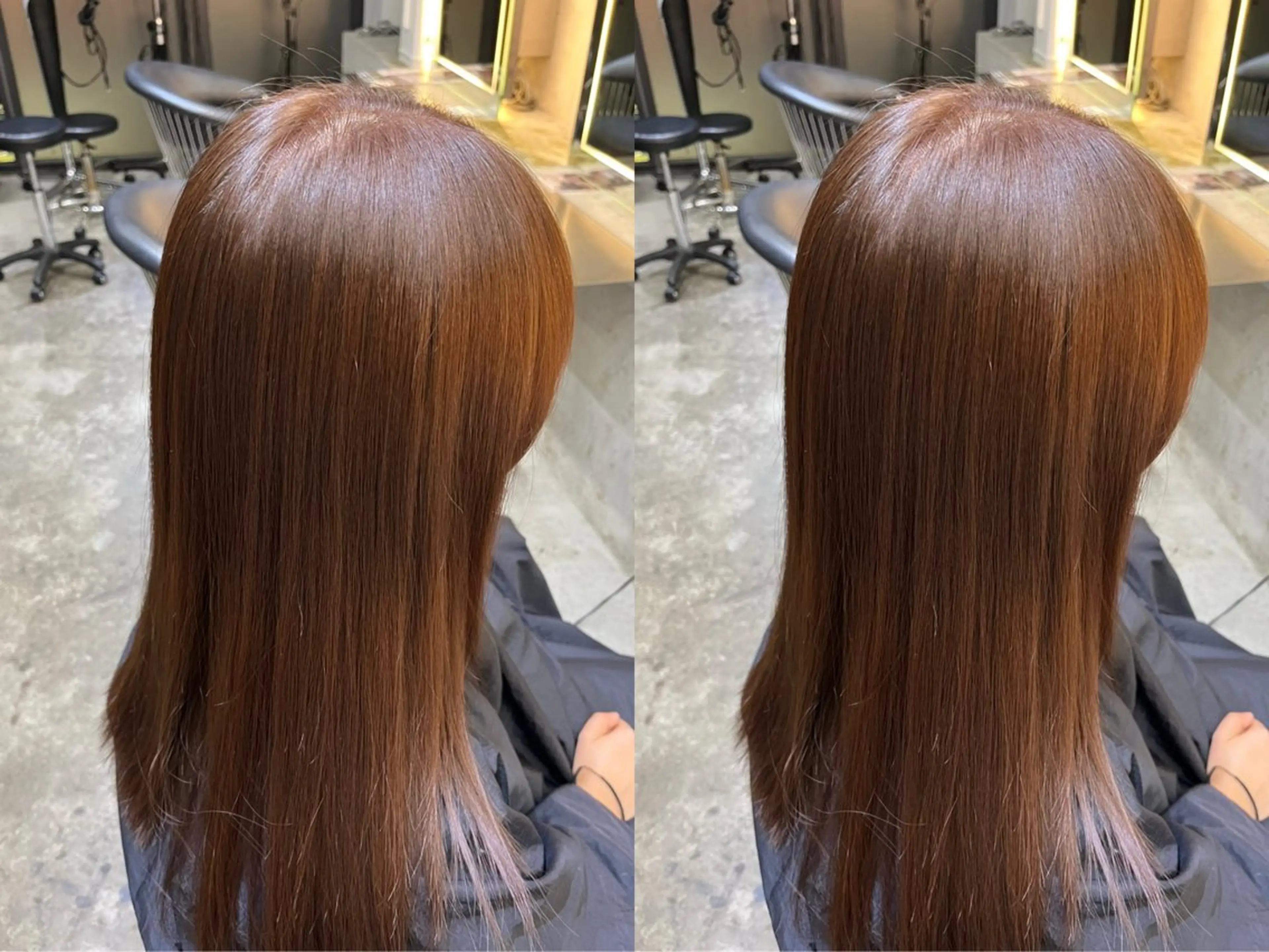 ミディアム カット ヘアカラー Lond表参道店所属・うる艶縮毛カラー✨ たいよう☀️のヘアスタイル