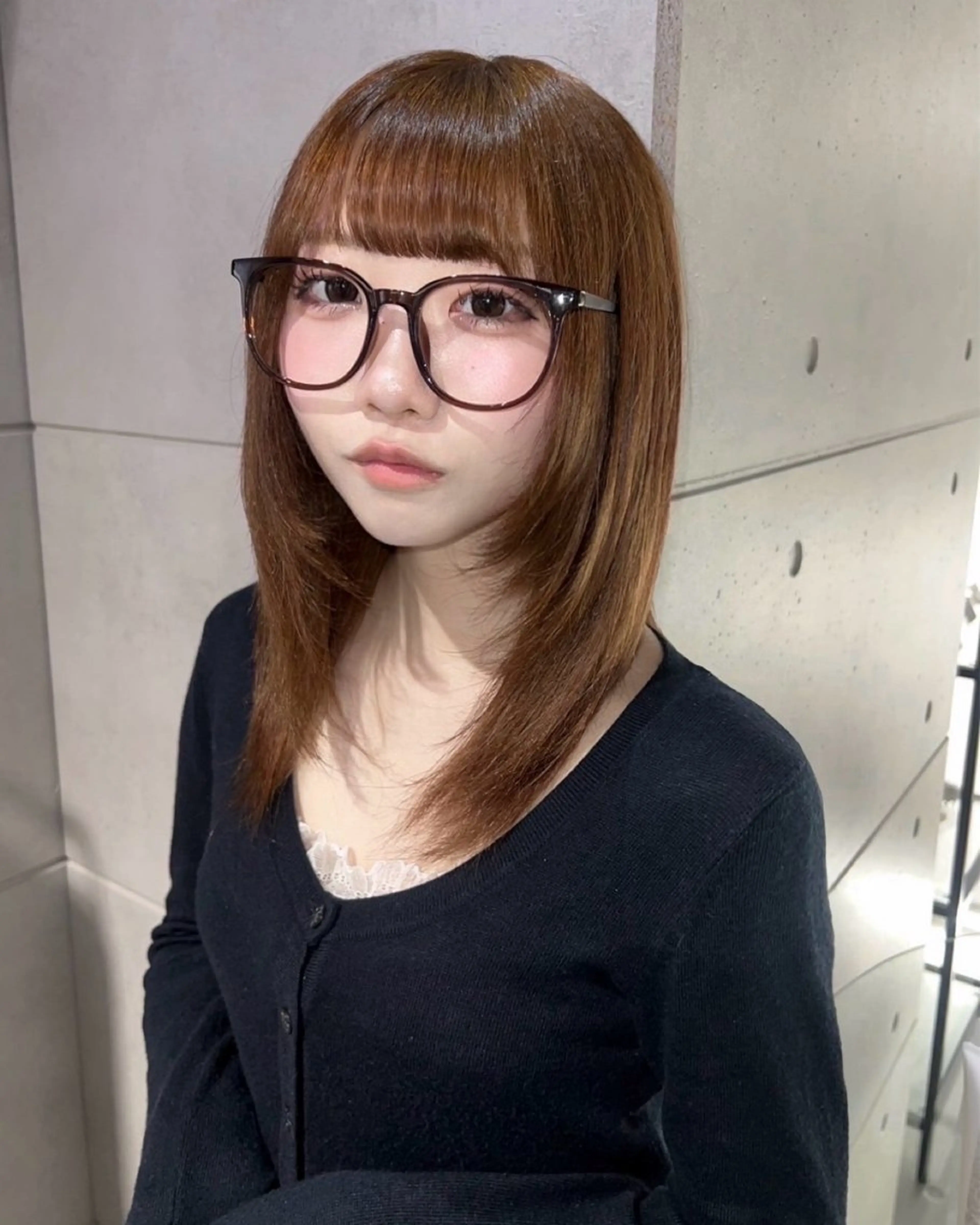 ミディアム ヘアカラー AIRA/ブリーチ ‪/透明感カラーのヘアスタイル