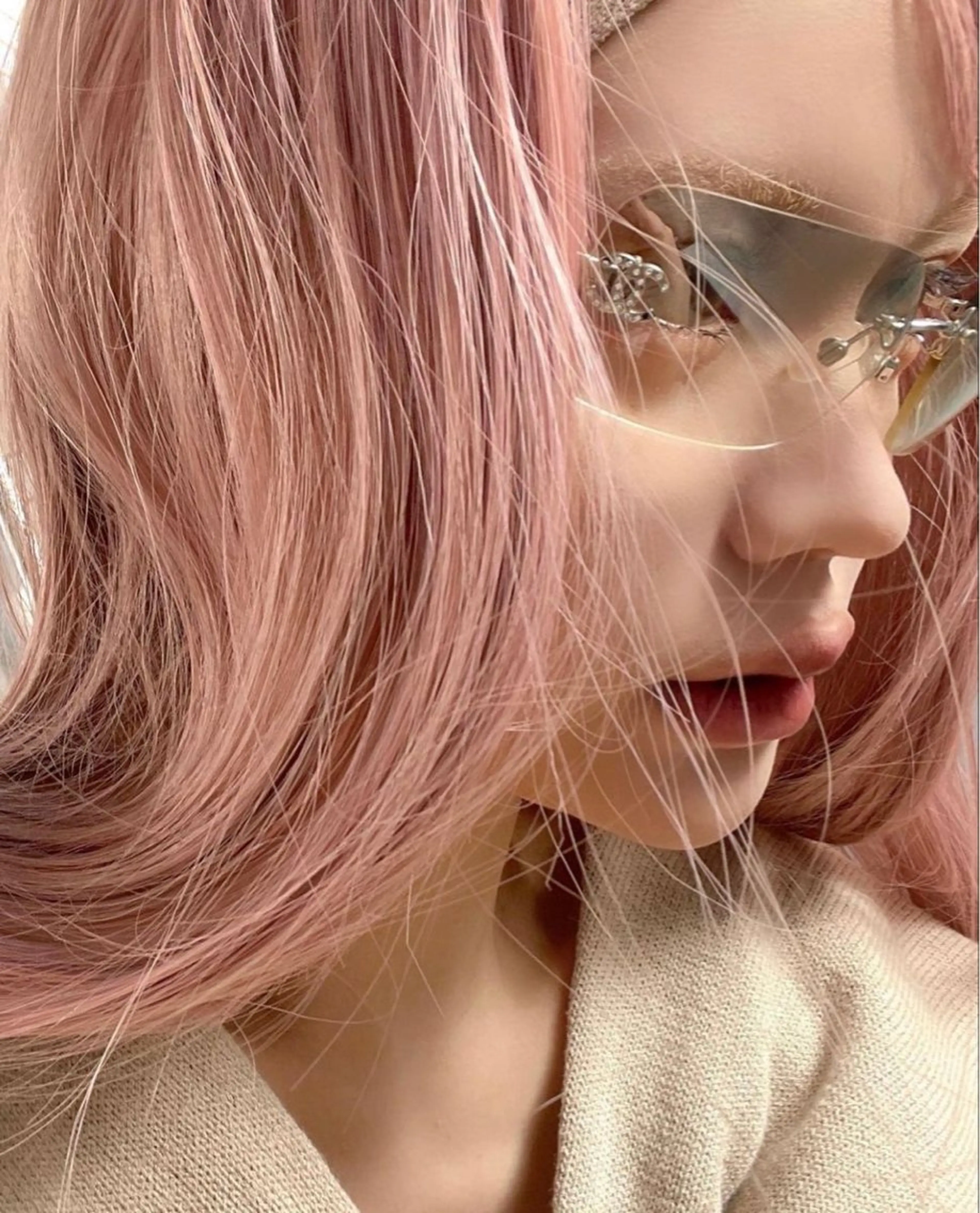 ロング カラー ヘアカラー ハイトーンカラー🩶 大阪/kanonのヘアスタイル