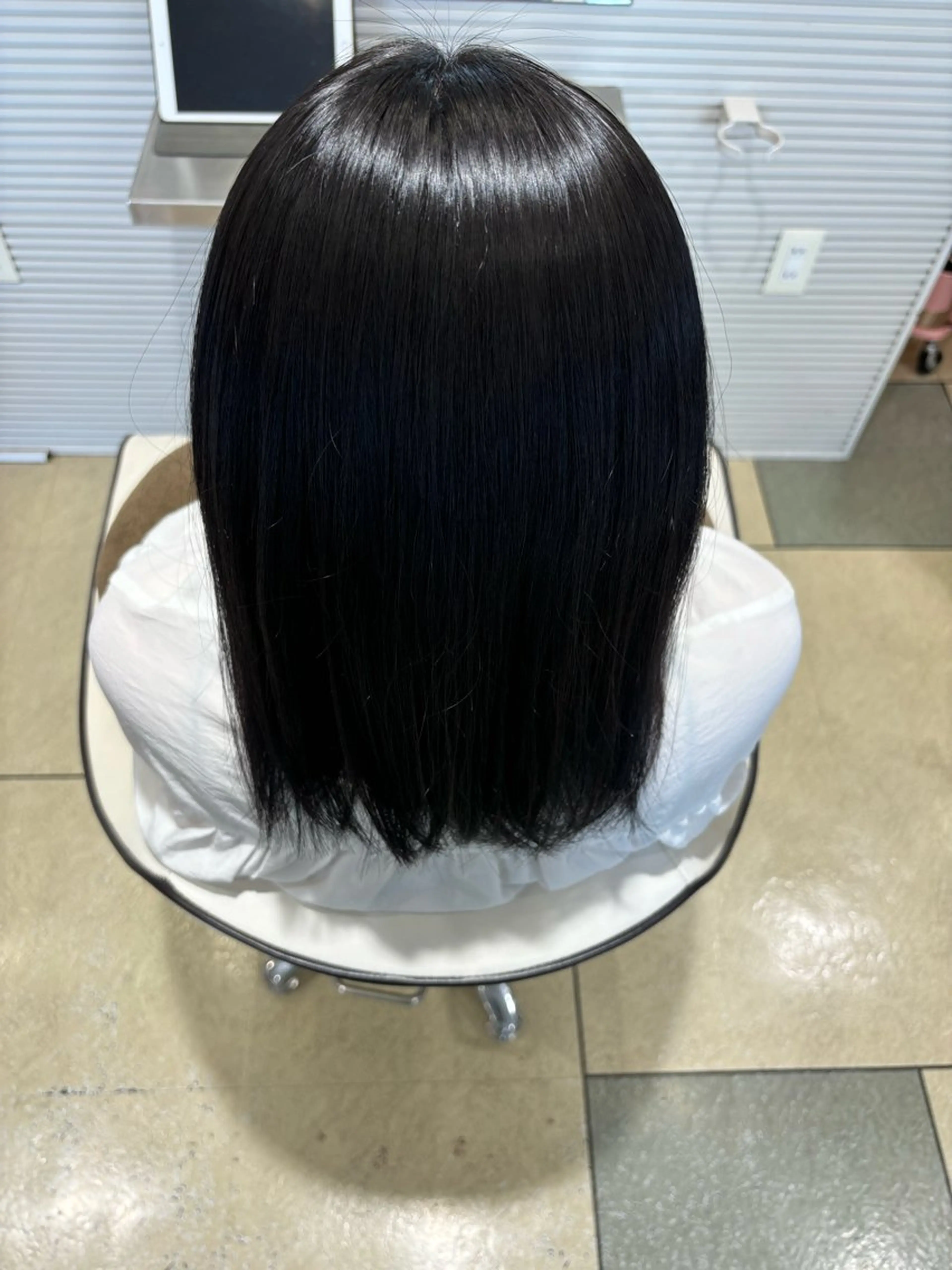 セミロング 透明感カラー/ くびれヘア/ユウユのヘアスタイル