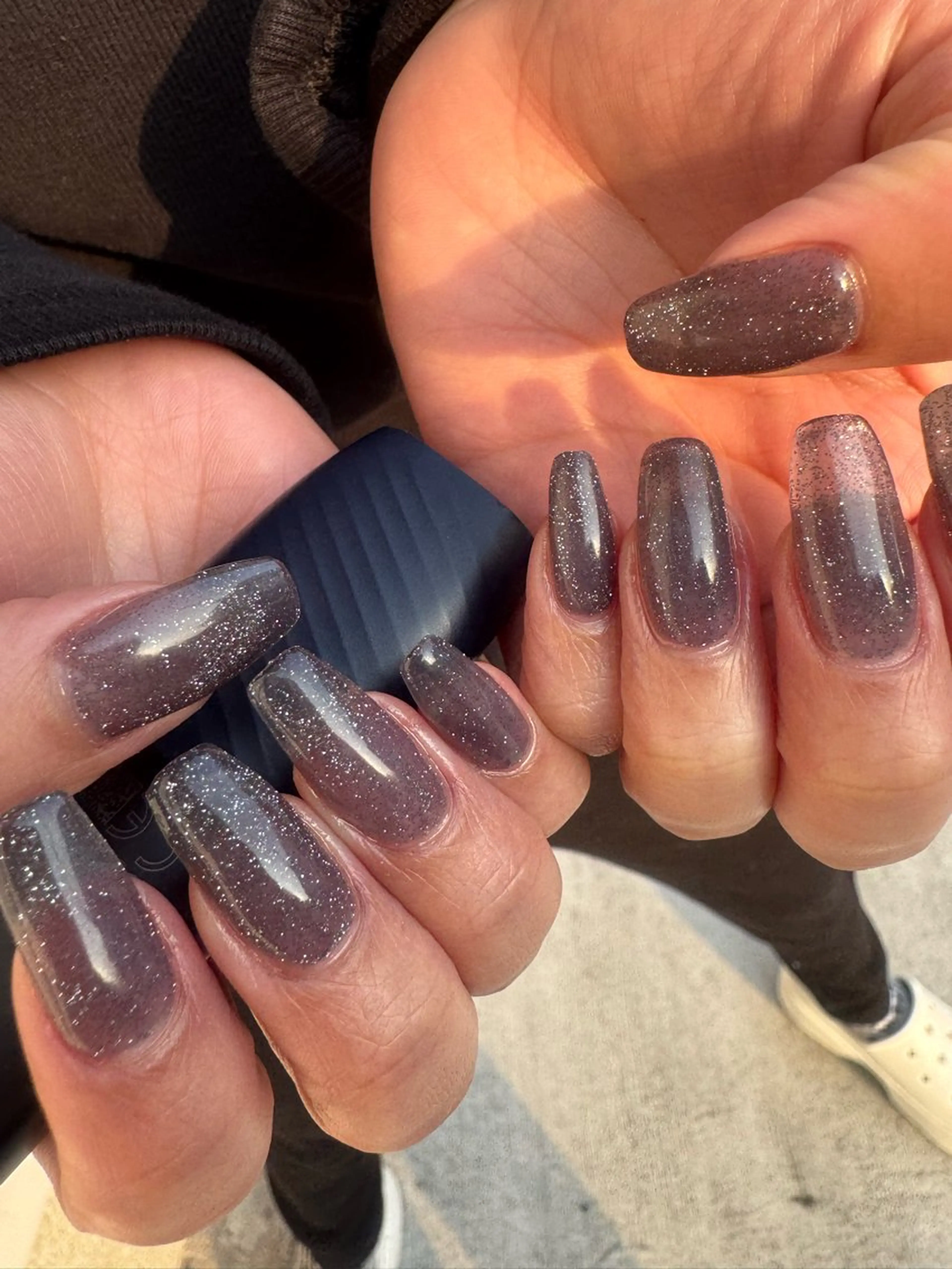 ネイル フラッシュネイル ワンカラーネイル yglow所属・yglow 【yuri】のネイルデザイン