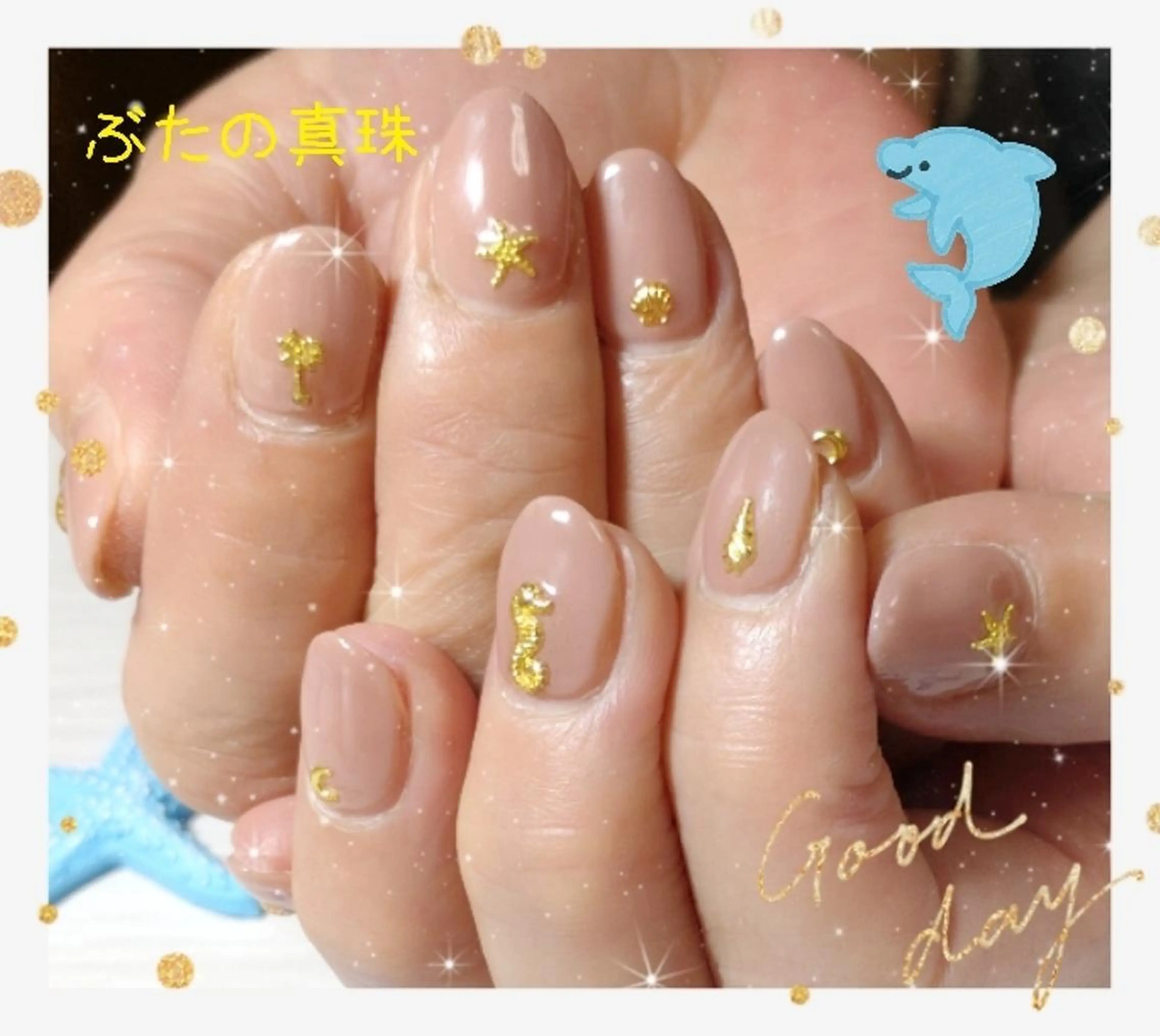 ネイル ハンドネイル 林 珠里のネイルデザイン