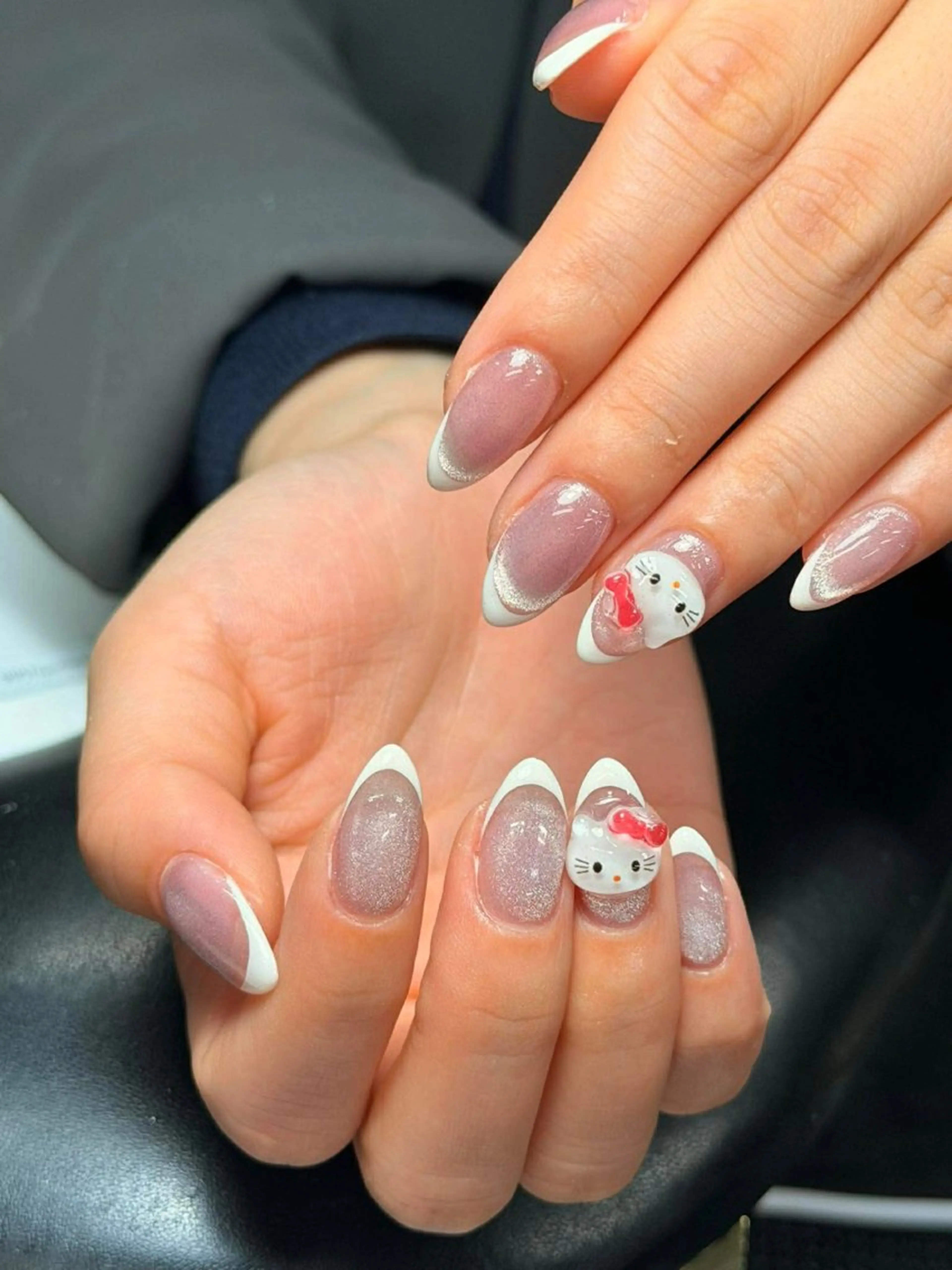 ネイル 韓国ネイル 持ち込み ニュアンスネイル ネイルチップ ハンドネイル Tini ANA.CHUOのネイルデザイン