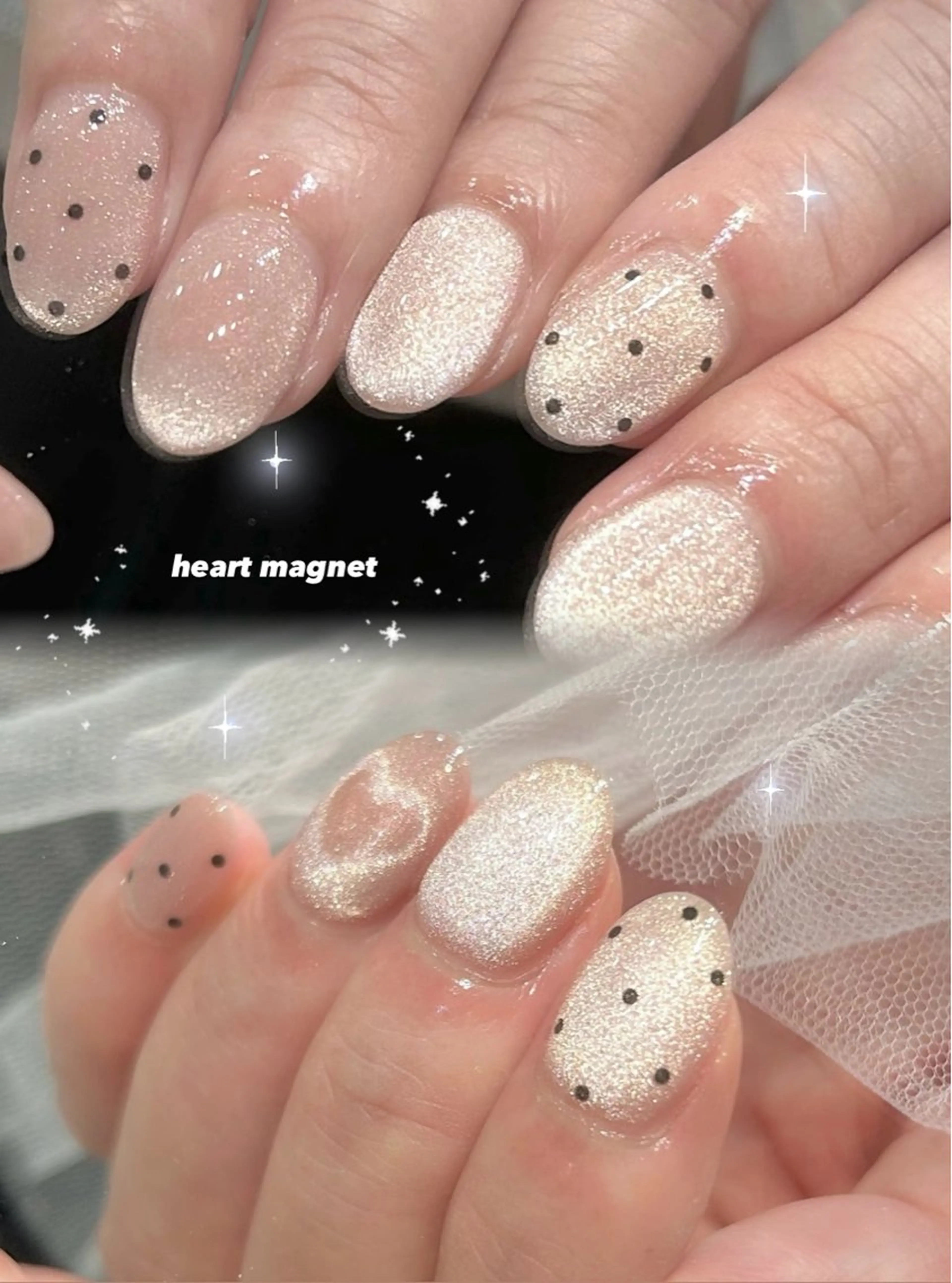 ネイル ドット ハンドネイル 🎀チーク/ちゅるん 🫧chisa🎀のネイルデザイン