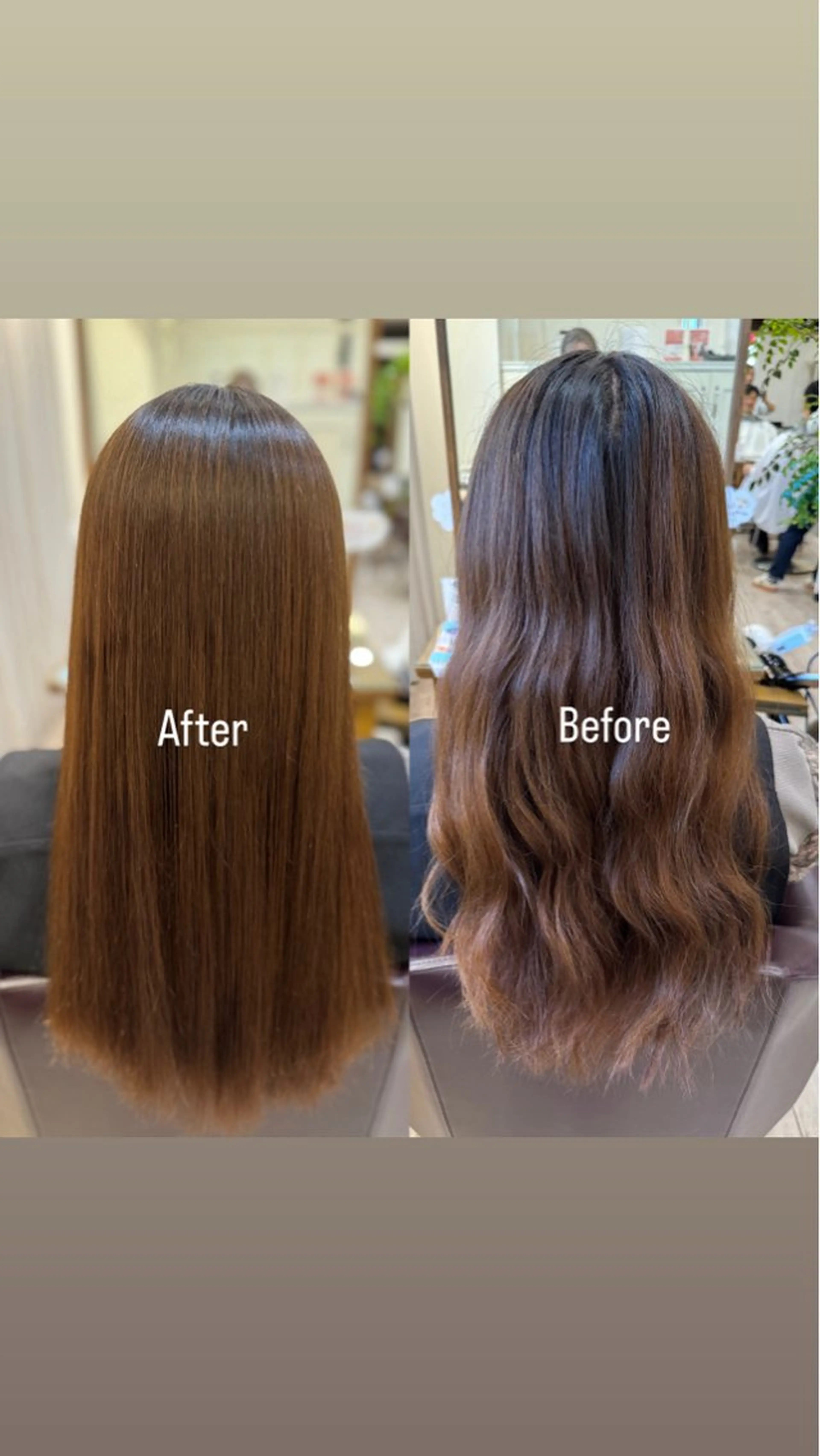 ロング 縮毛矯正 尾形 なつきのヘアスタイル