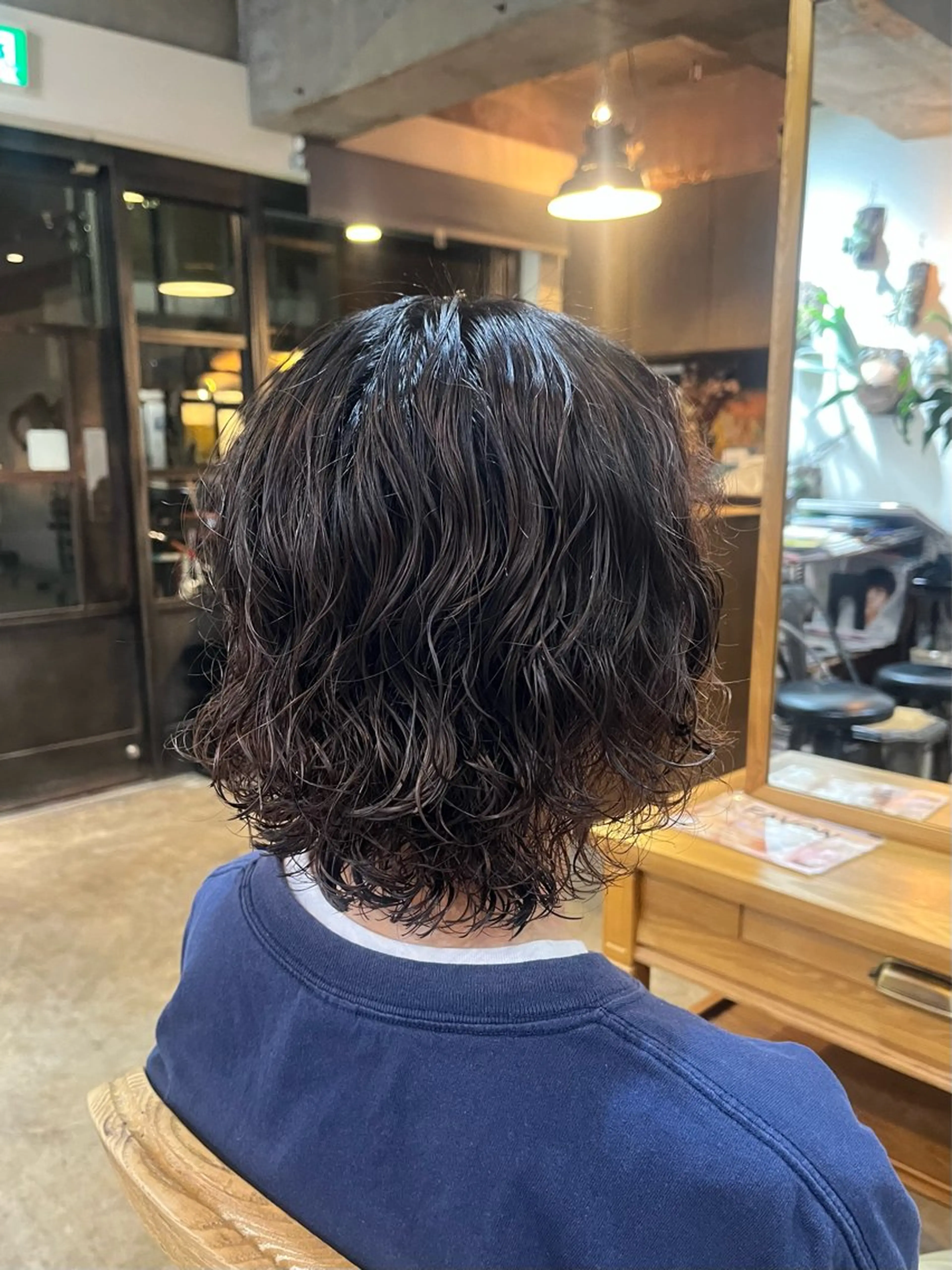 ショート パーマ カット パーマ 松原 樹里のヘアスタイル