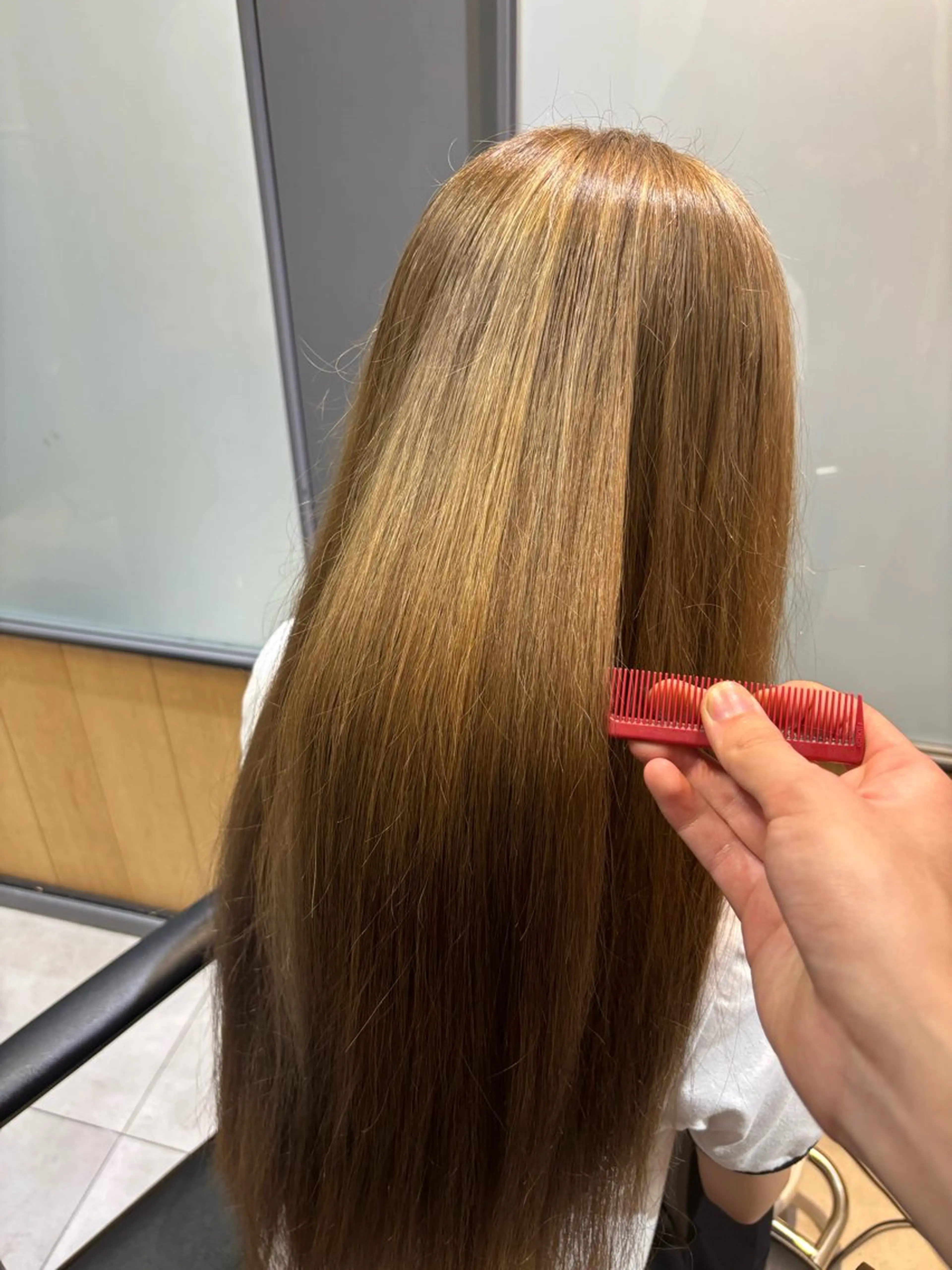 ロング 縮毛矯正 トリートメント ✨津田佐功/兵庫三宮 /カラー/縮毛矯正✨のヘアスタイル