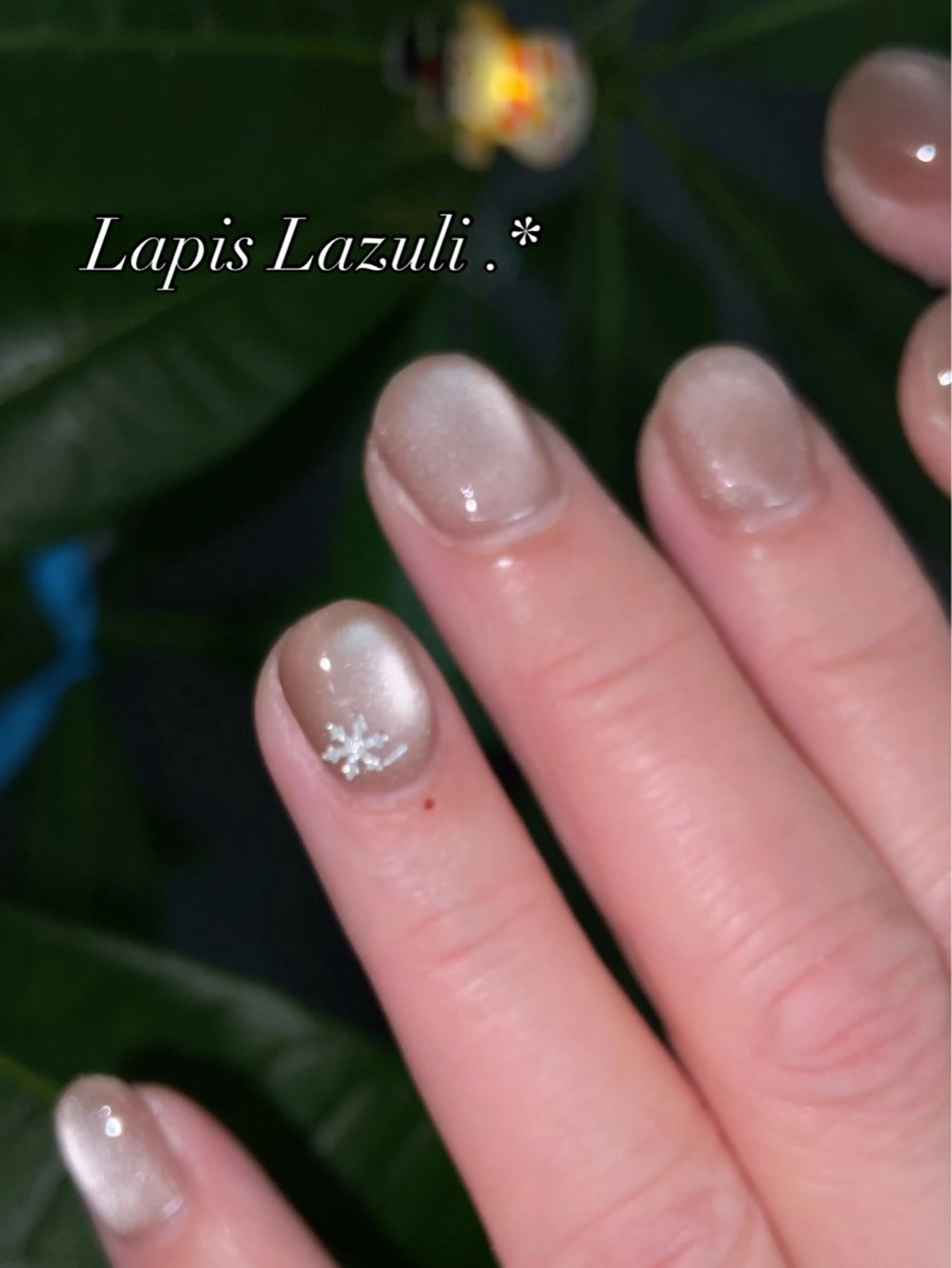 ネイル マグネットネイル ラピスラズリ ゆりあのネイルデザイン