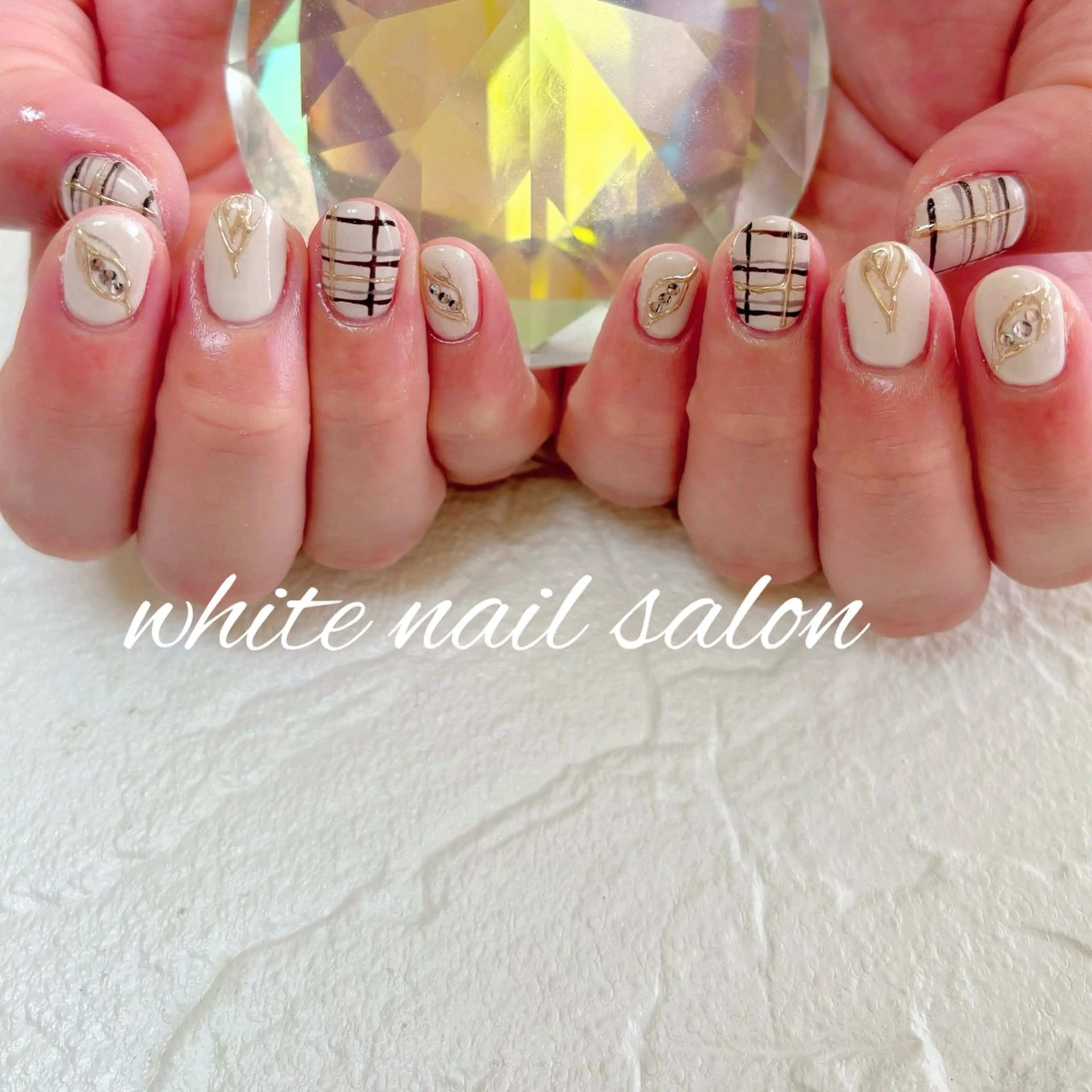 ネイル フットネイル ハンドネイル white nail salonのネイルデザイン
