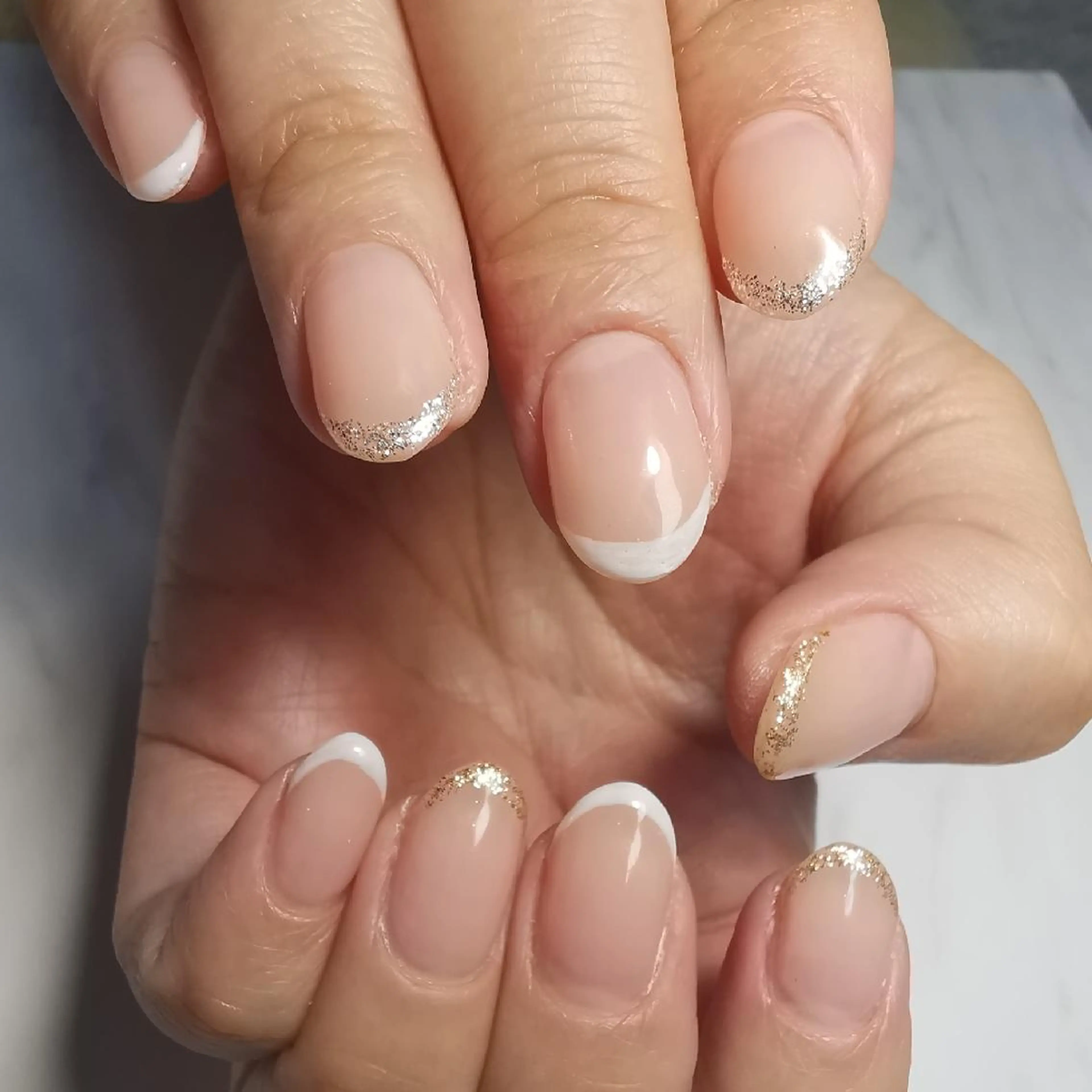 ネイル フレンチネイル ハンドネイル reve あやののネイルデザイン