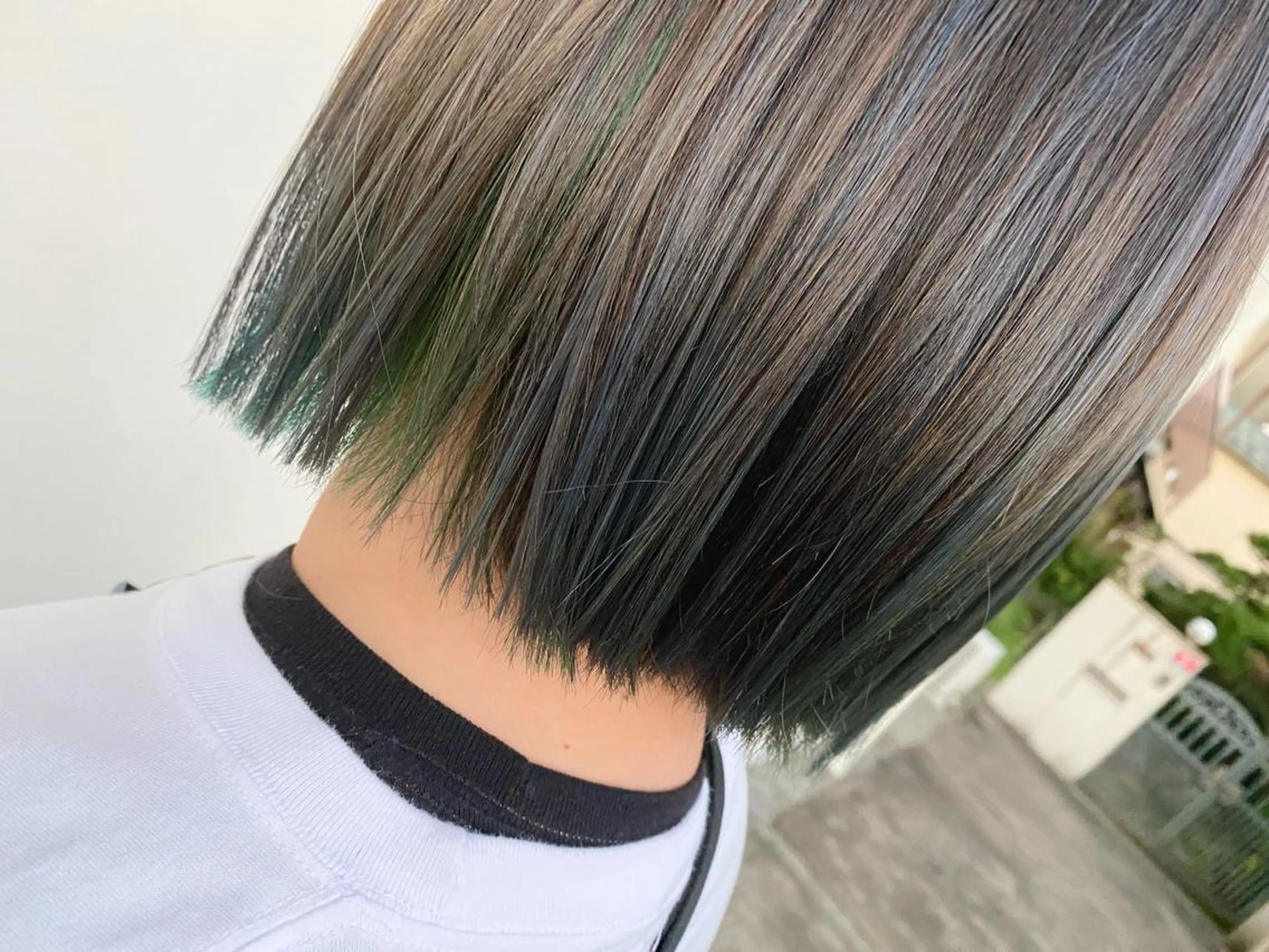 ミディアム カラー ハイライトカラー ネイビーカラー ハイライト カラースペシャリスト しょう🧑🏼‍🎨のヘアスタイル