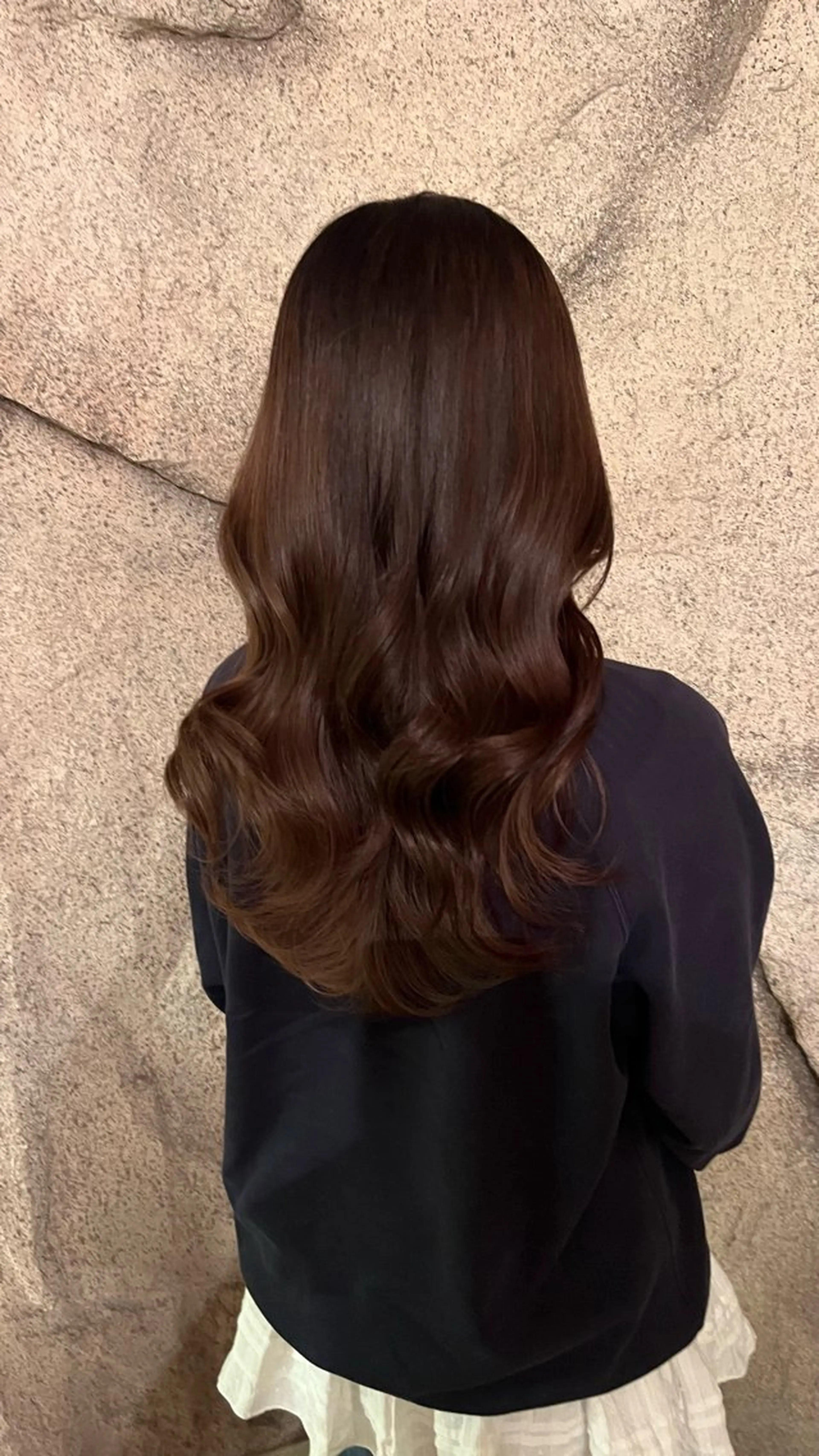 セミロング レイヤーカット/ 艶カラー/YUKAのヘアスタイル