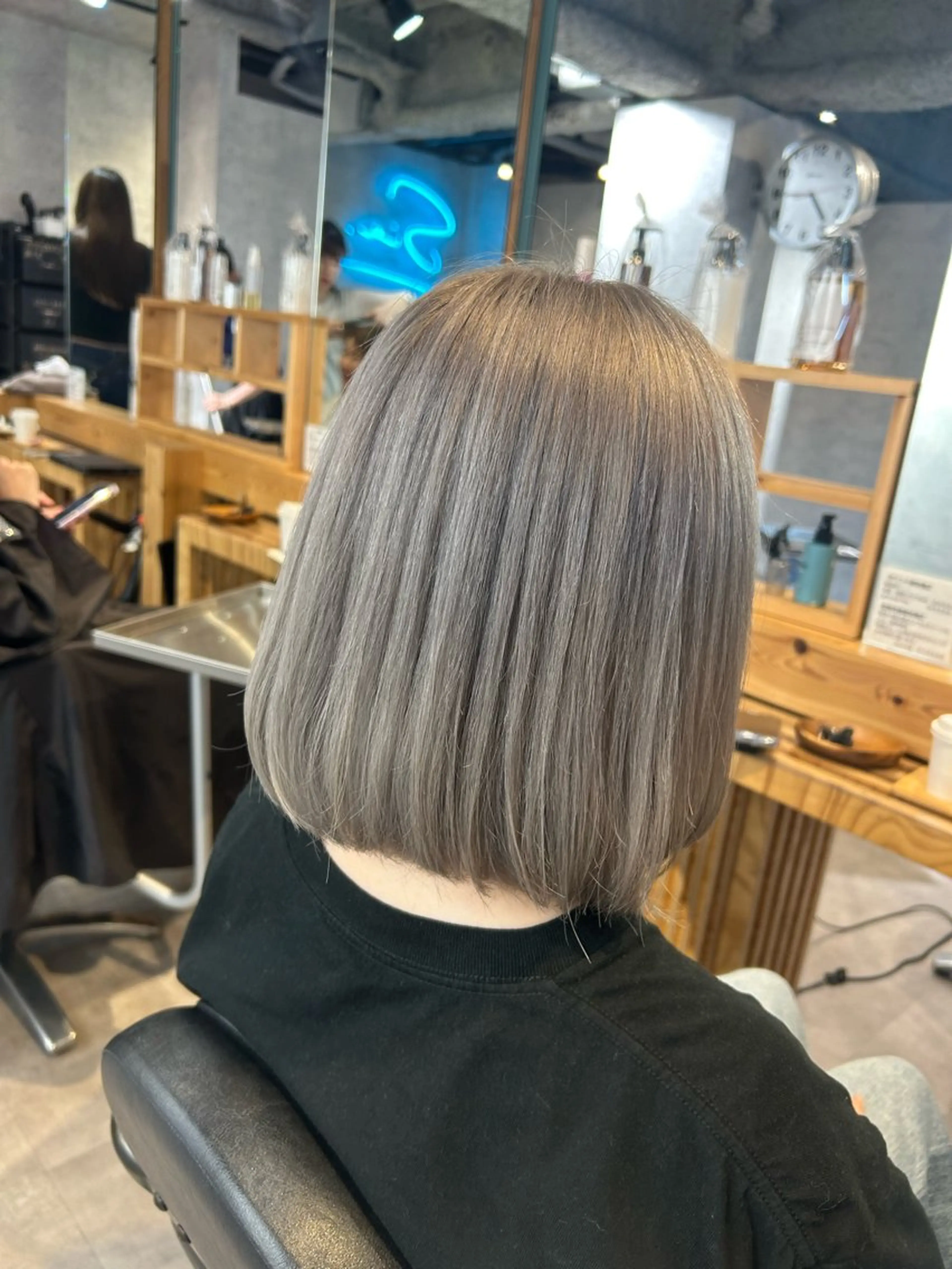 ミディアム カラー ヘアアレンジ ヘアカラー トリートメント Sia中野新橋 『JUNYA』のヘアスタイル