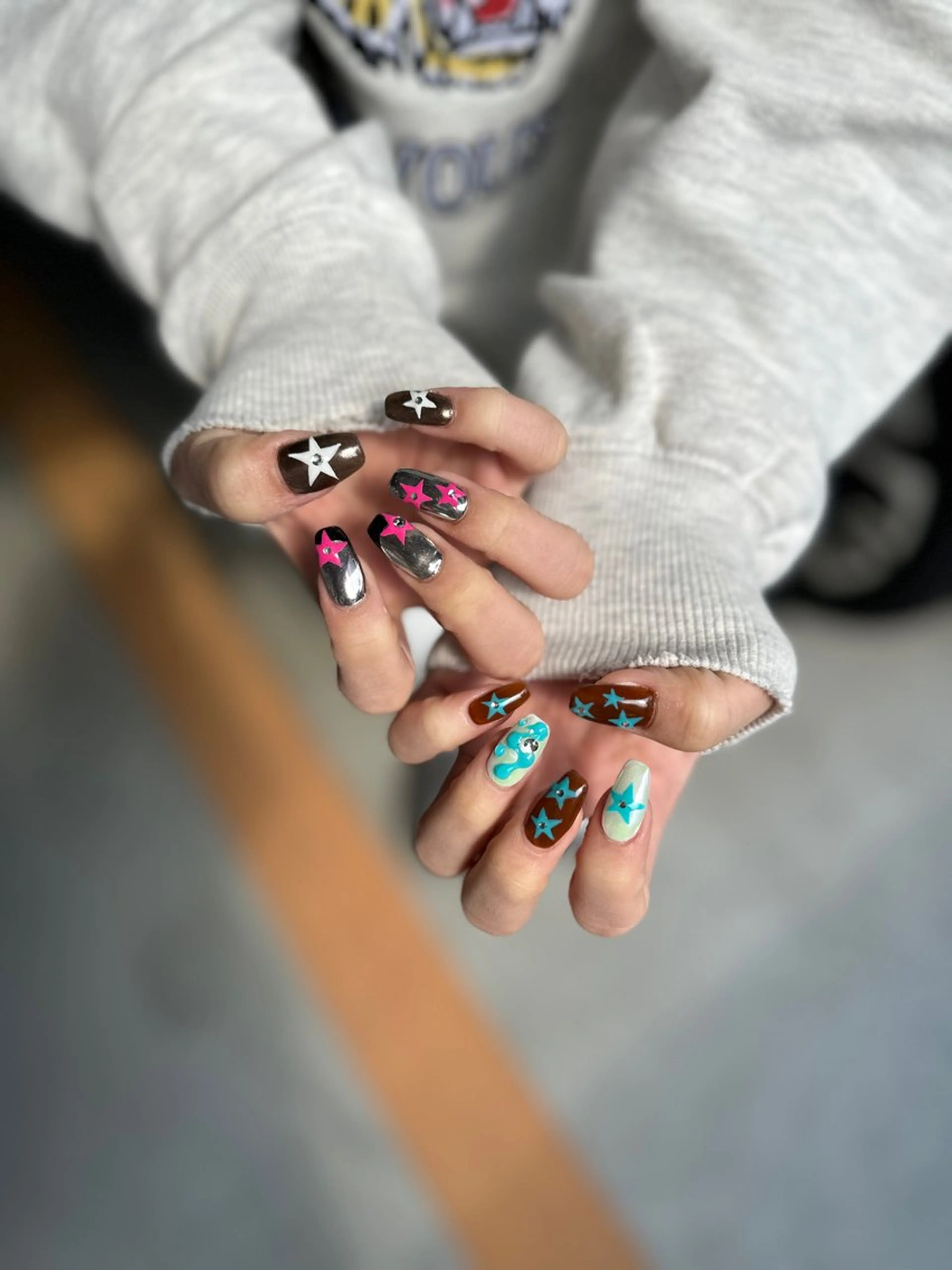 ネイル ハンドネイル nail salon  ∞ mikanal ∞所属・nailsalon ∞ ﾐｶﾅﾙ ∞のネイルデザイン