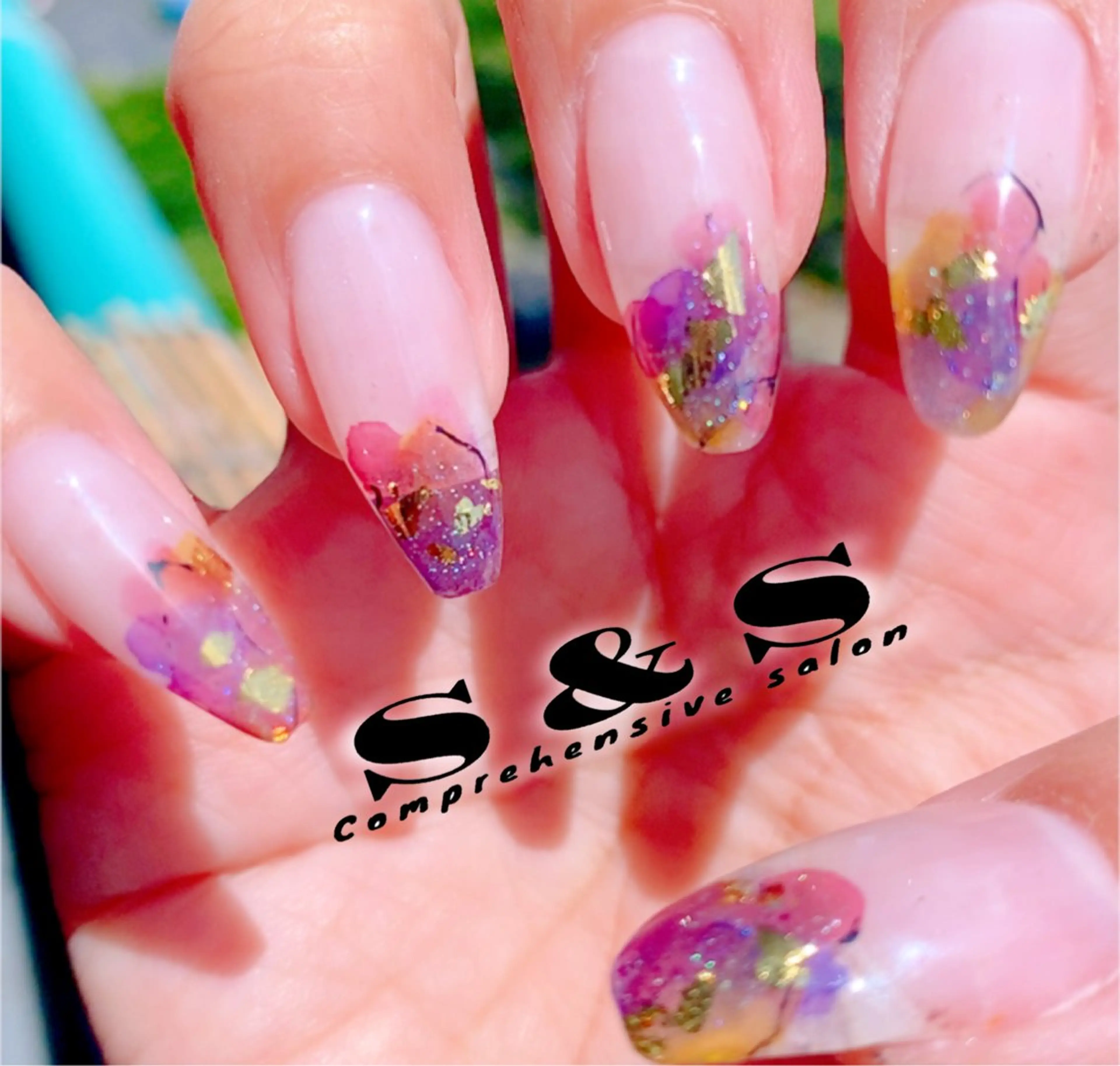 ネイル 長さ出し メンズネイル 持ち込み スカルプネイル S&S 村田小百合のネイルデザイン