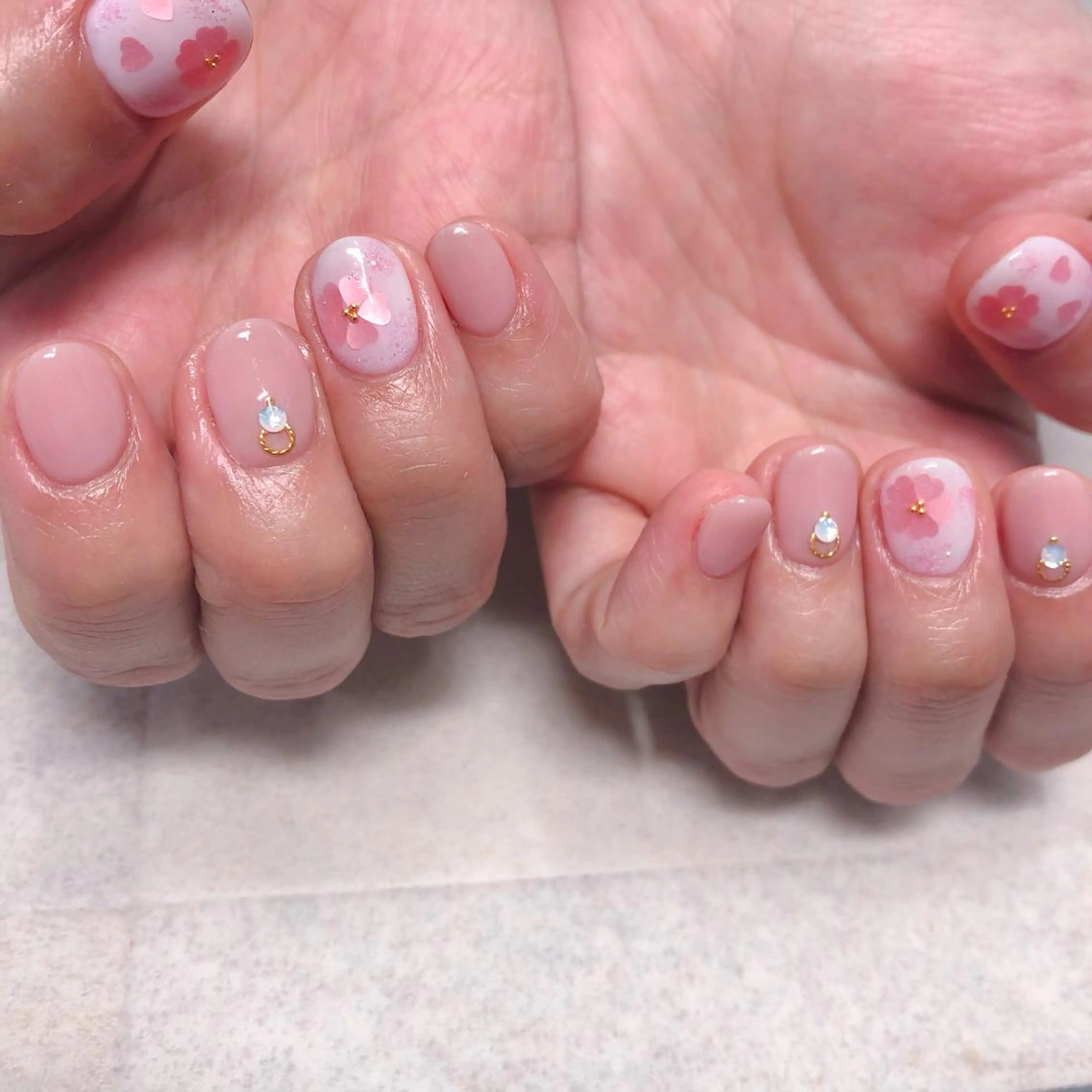 ネイル 持ち込み CHAFF 水口のネイルデザイン