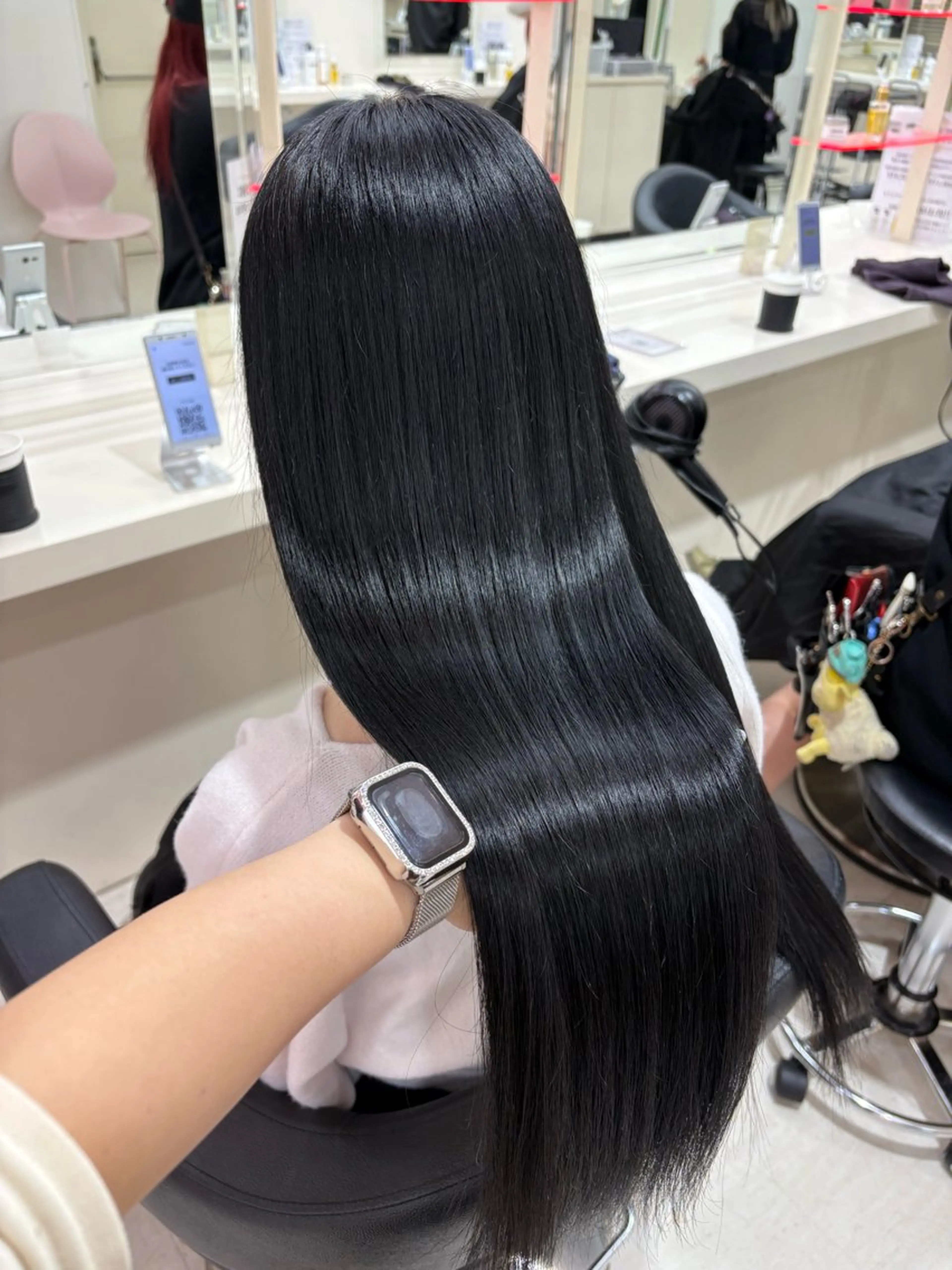 ミディアム カラー ヘアアレンジ 💟RINNA 艶カラー💟のヘアスタイル