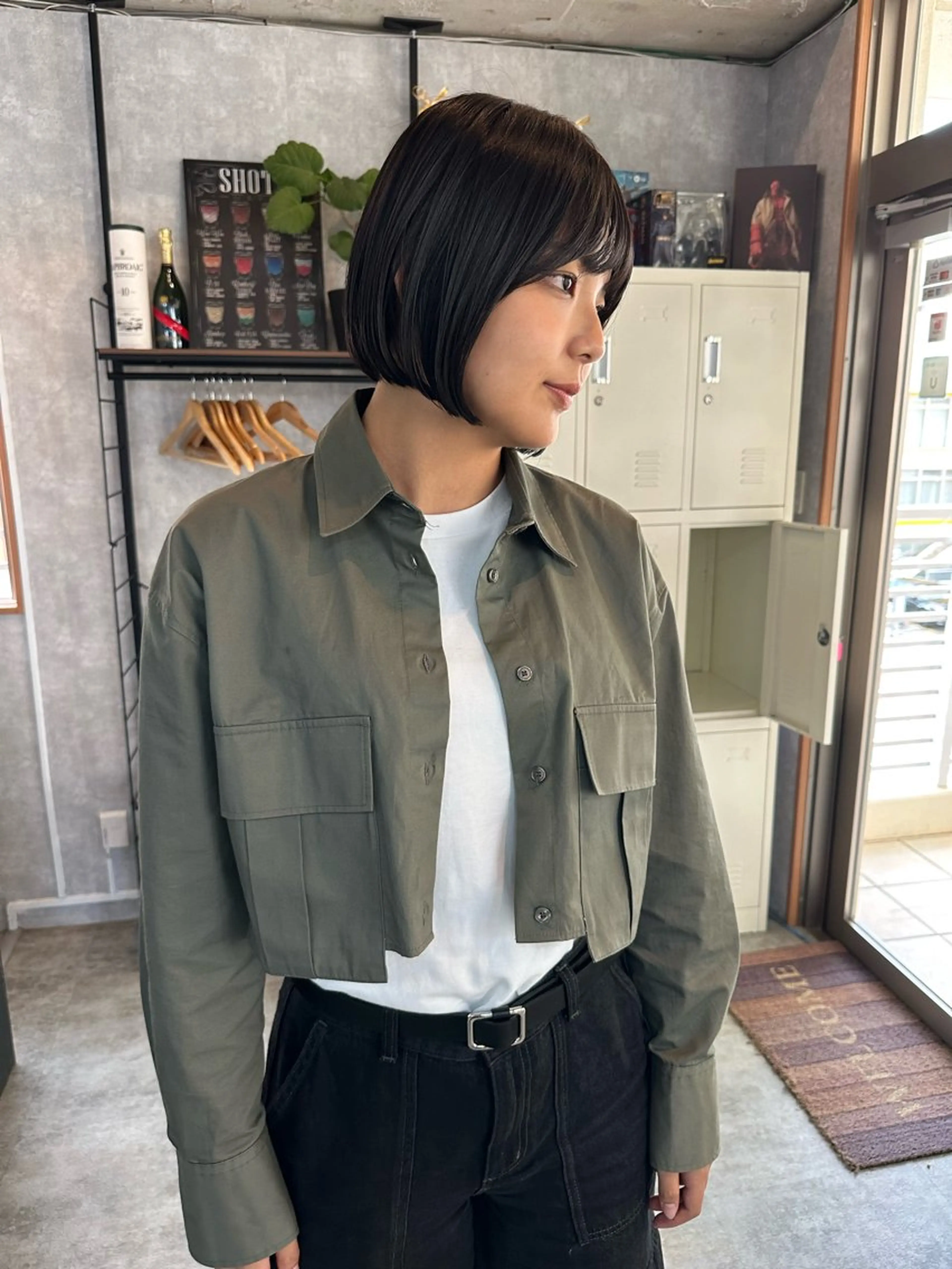 ショート 切りっぱなしボブ ショートボブ ハンサムショート 丸みショート ボブ C’LD hair  produce /シールドヘア所属・モテ髪/ボブ/ショー ト/アダチフウトのヘアスタイル