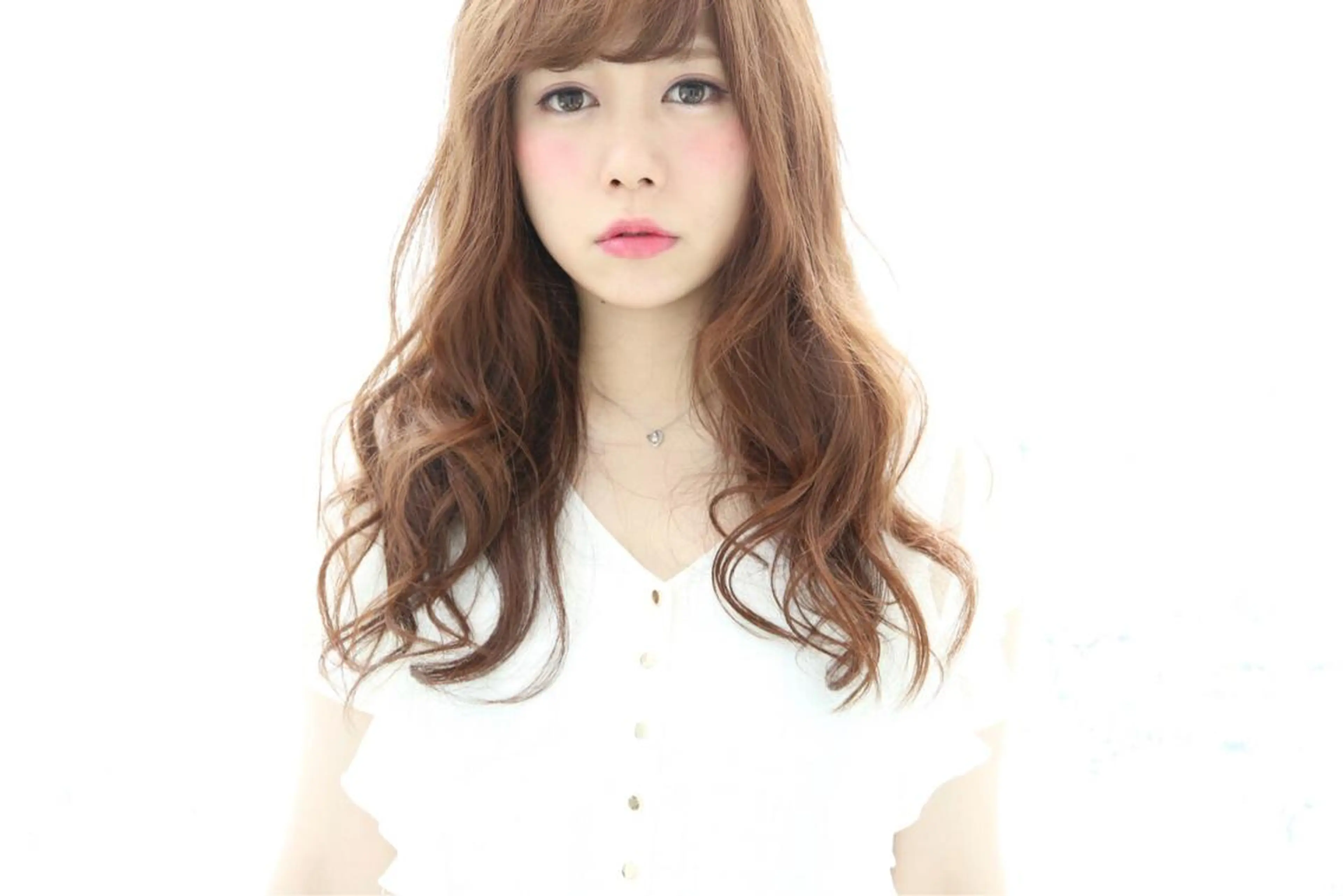 ミディアム セミロング ロング カラー ヘアアレンジ イルミナカラー Re:ta KANZOのヘアスタイル