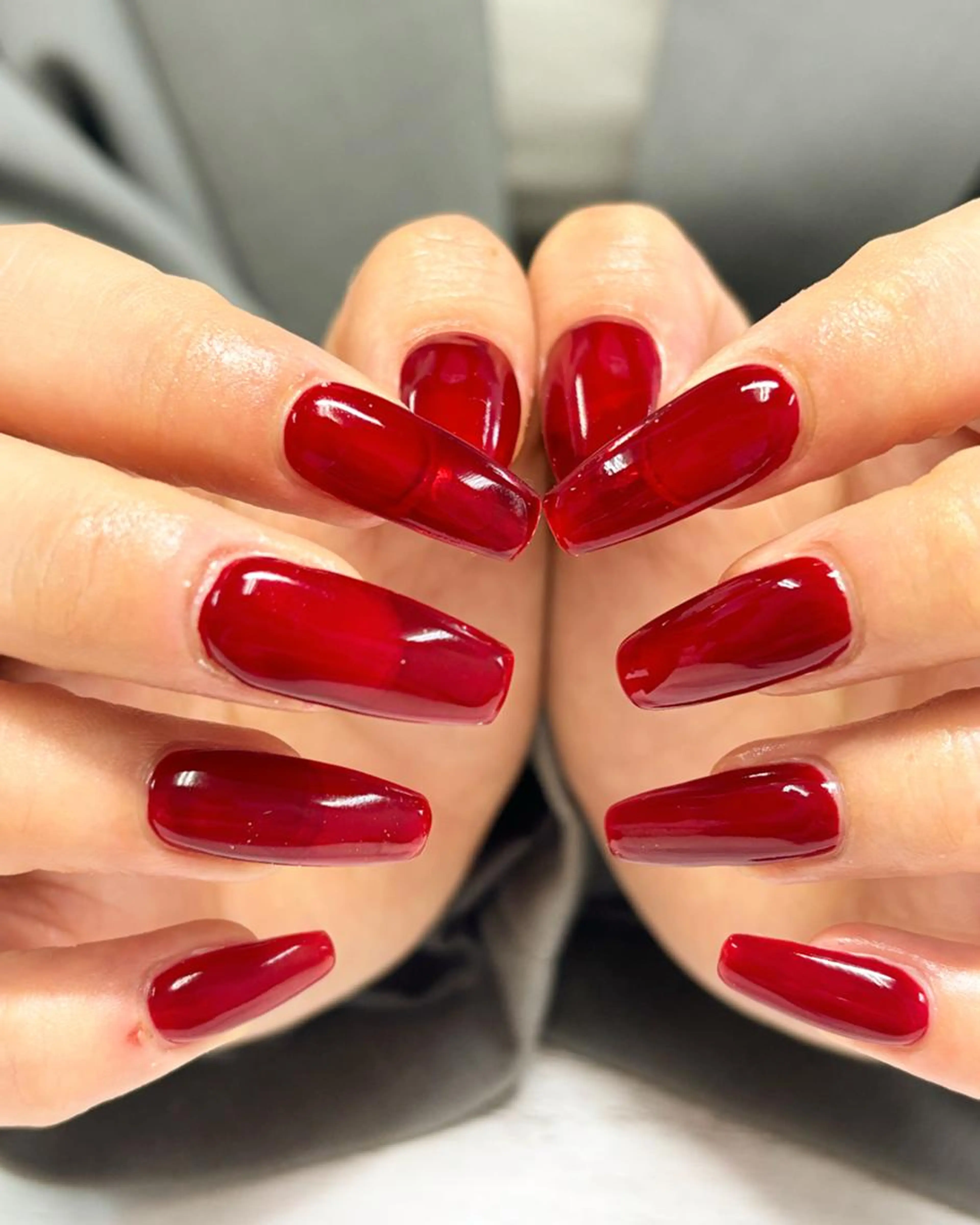 【チップ長さだし+ワンカラー】8900円→7500円(※ソフトジェルオフ500円)の写真