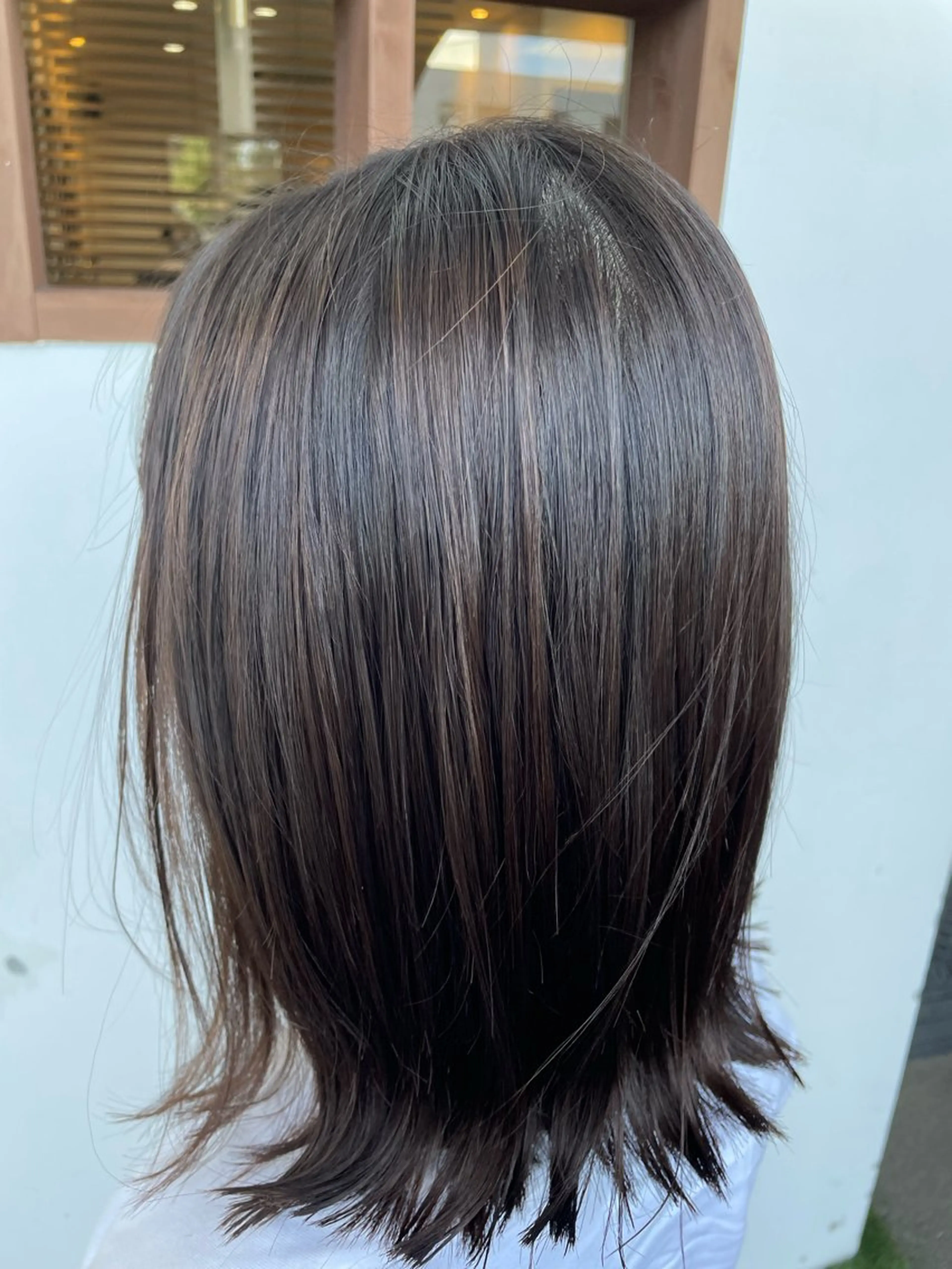 セミロング 髪質改善 美容室 Jフィドルファドル所属・わきた かずなのヘアスタイル