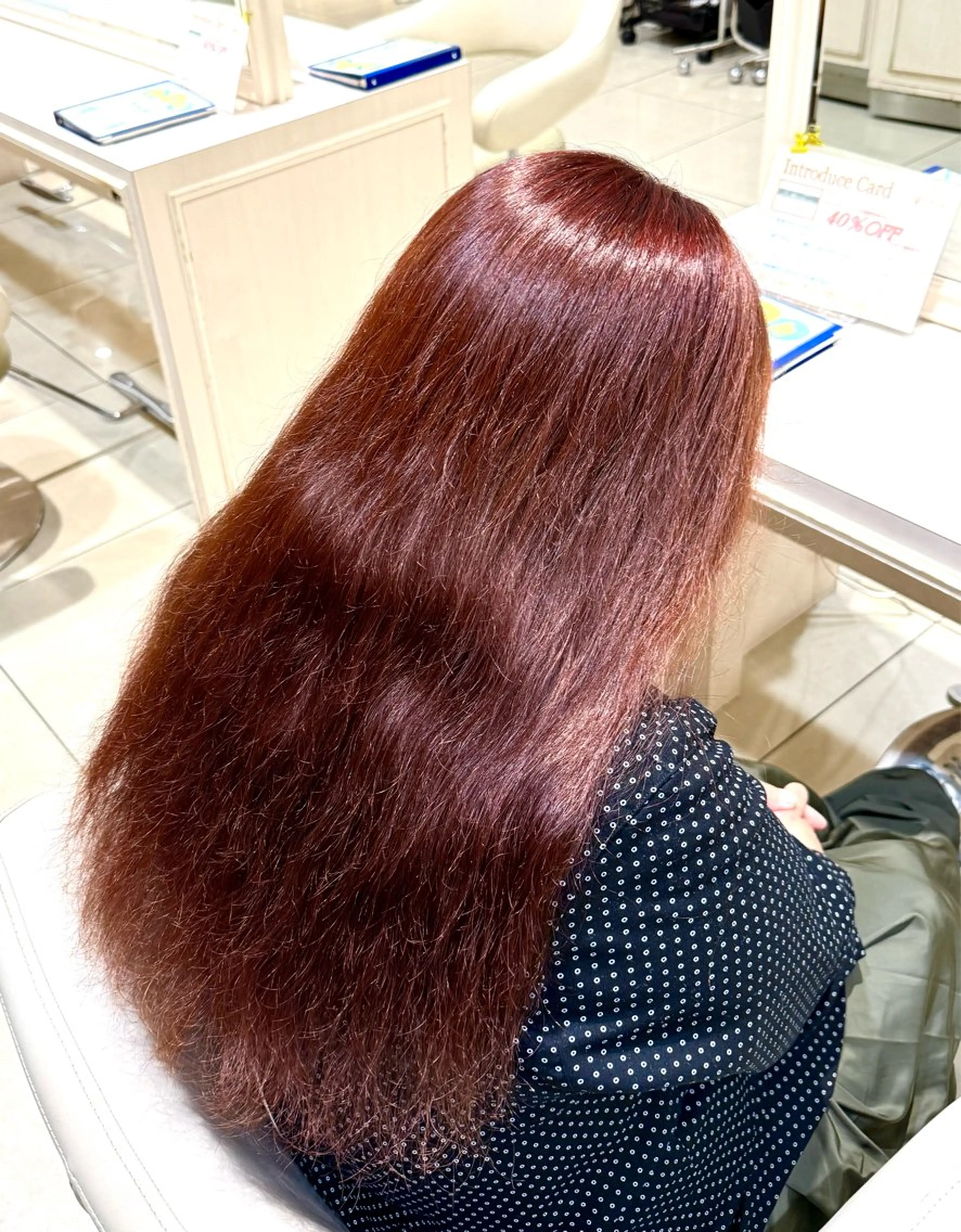 ロング カラー 黒髪 ヘアカラー Rin/メンズカット /カラー/縮毛矯正のヘアスタイル