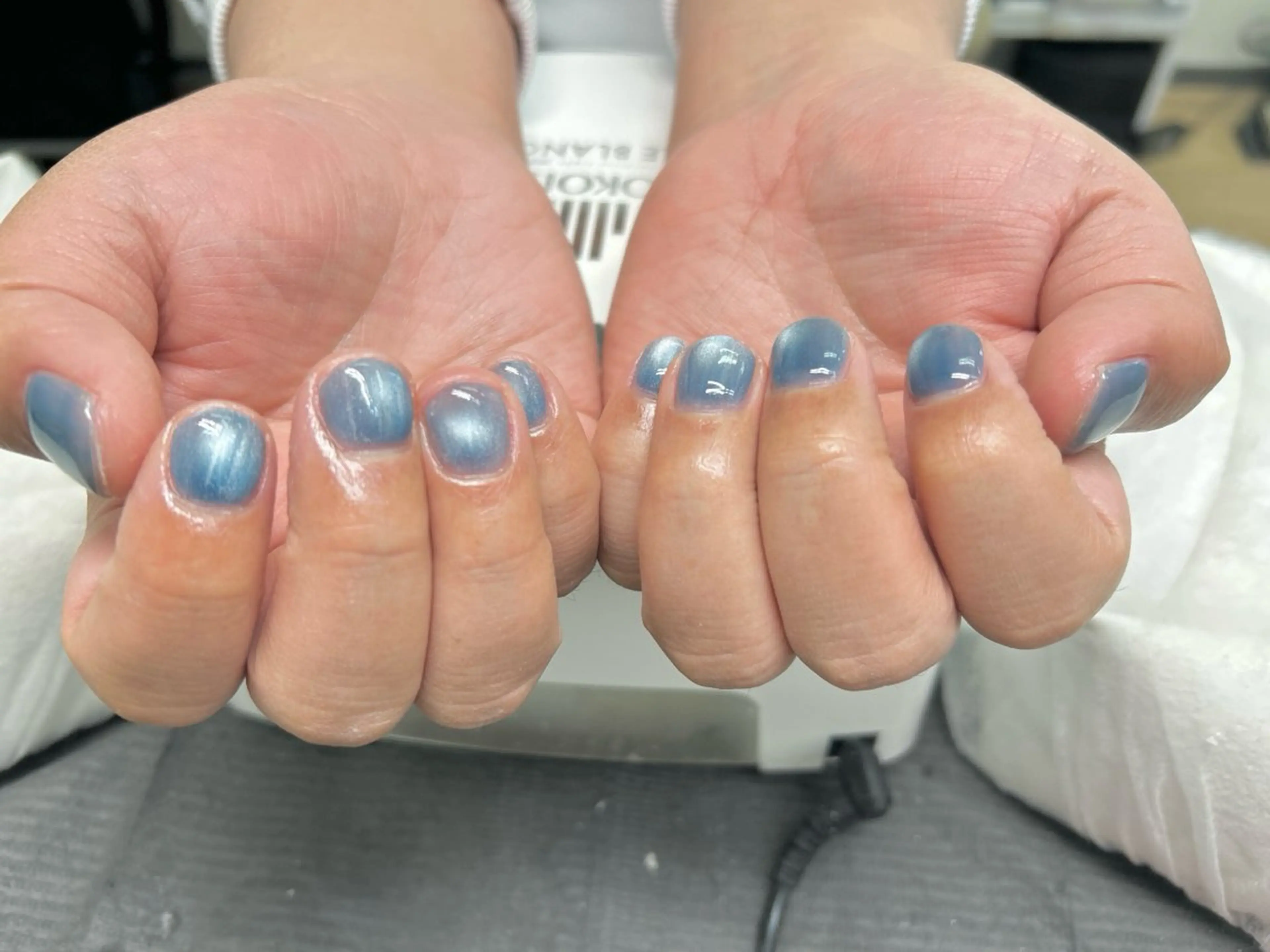 ネイル マグネットネイル メンズネイル Olivia Blueのネイルデザイン