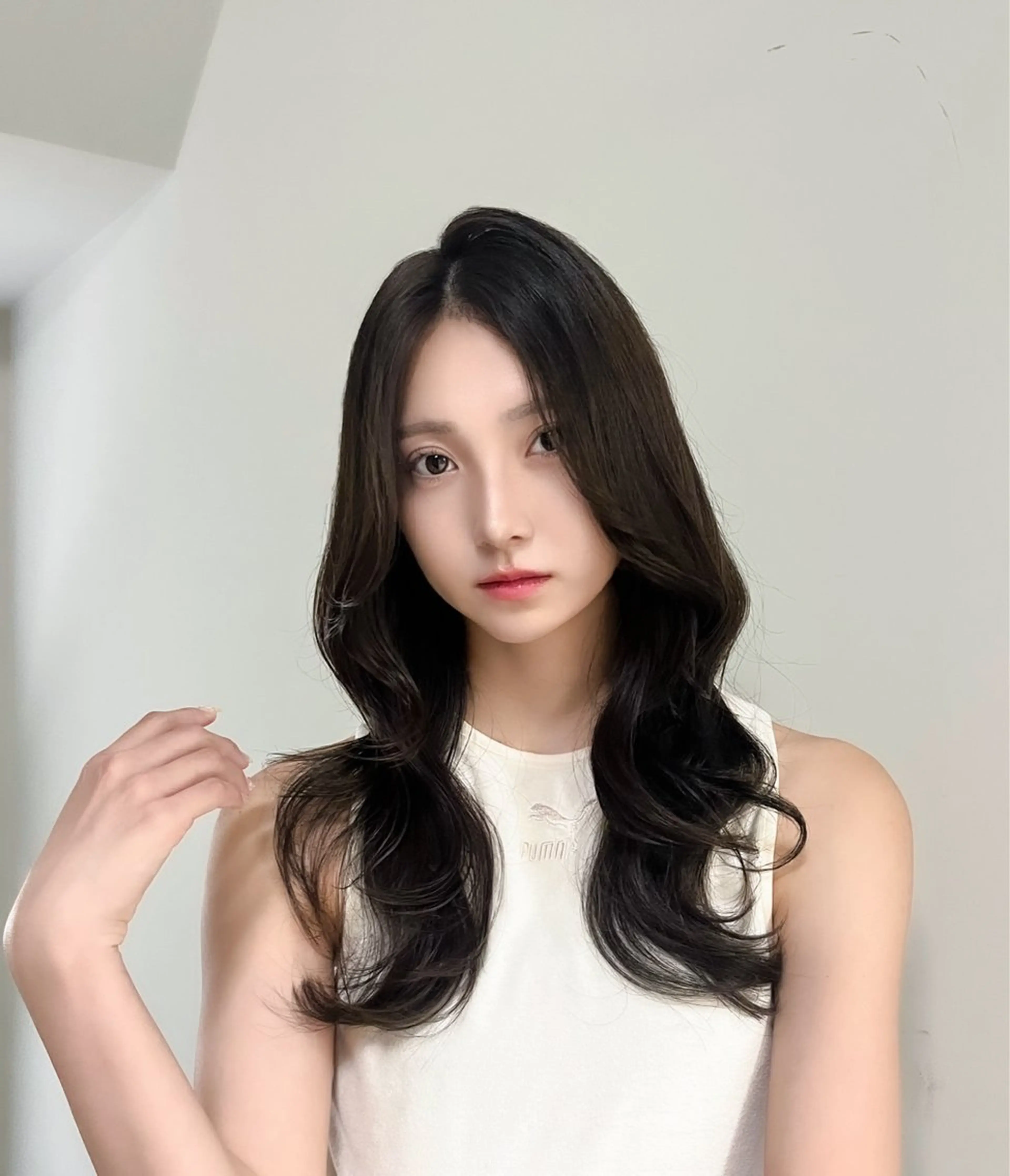 ミディアム カラー レイヤーカット COVO所属・髪質改善/韓国ヘア yunaのヘアスタイル