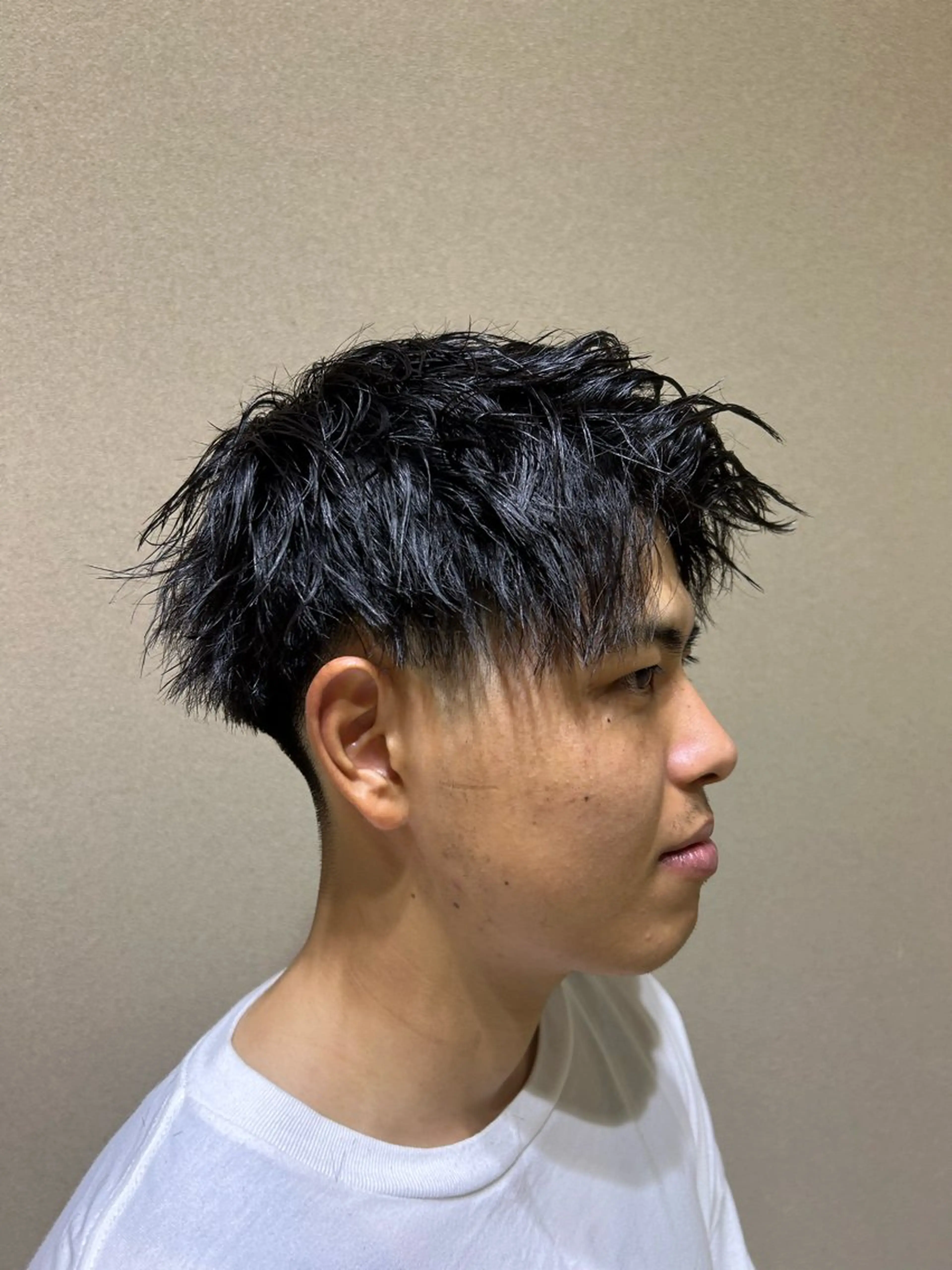 メンズカットパーマの写真
