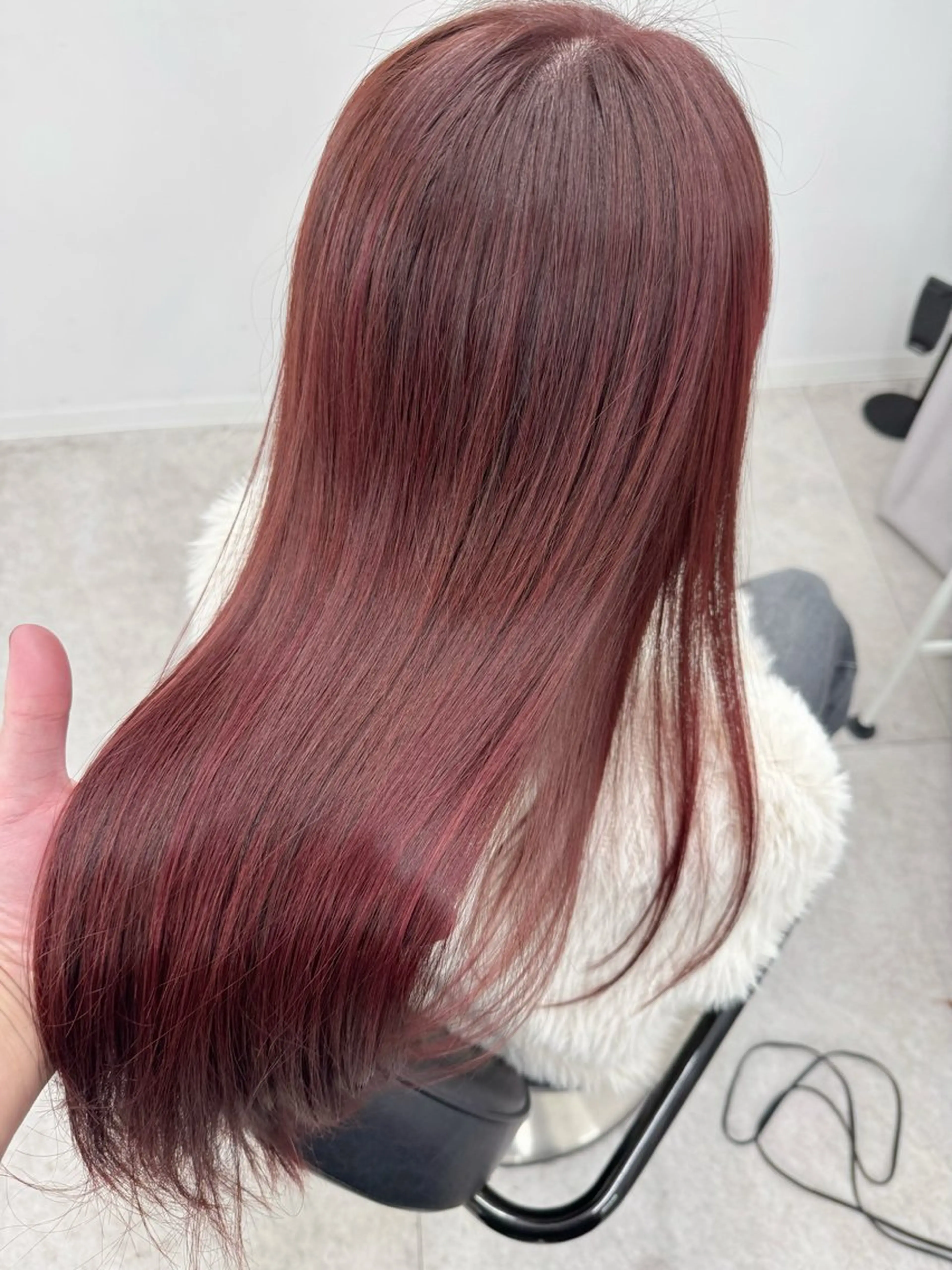 セミロング カラー ベージュカラー ピンクカラー ピンクベージュ 髪質改善 ヘアカラー トリートメント 髪質改善×大人可愛い 艶髪🫧ダイトのヘアスタイル