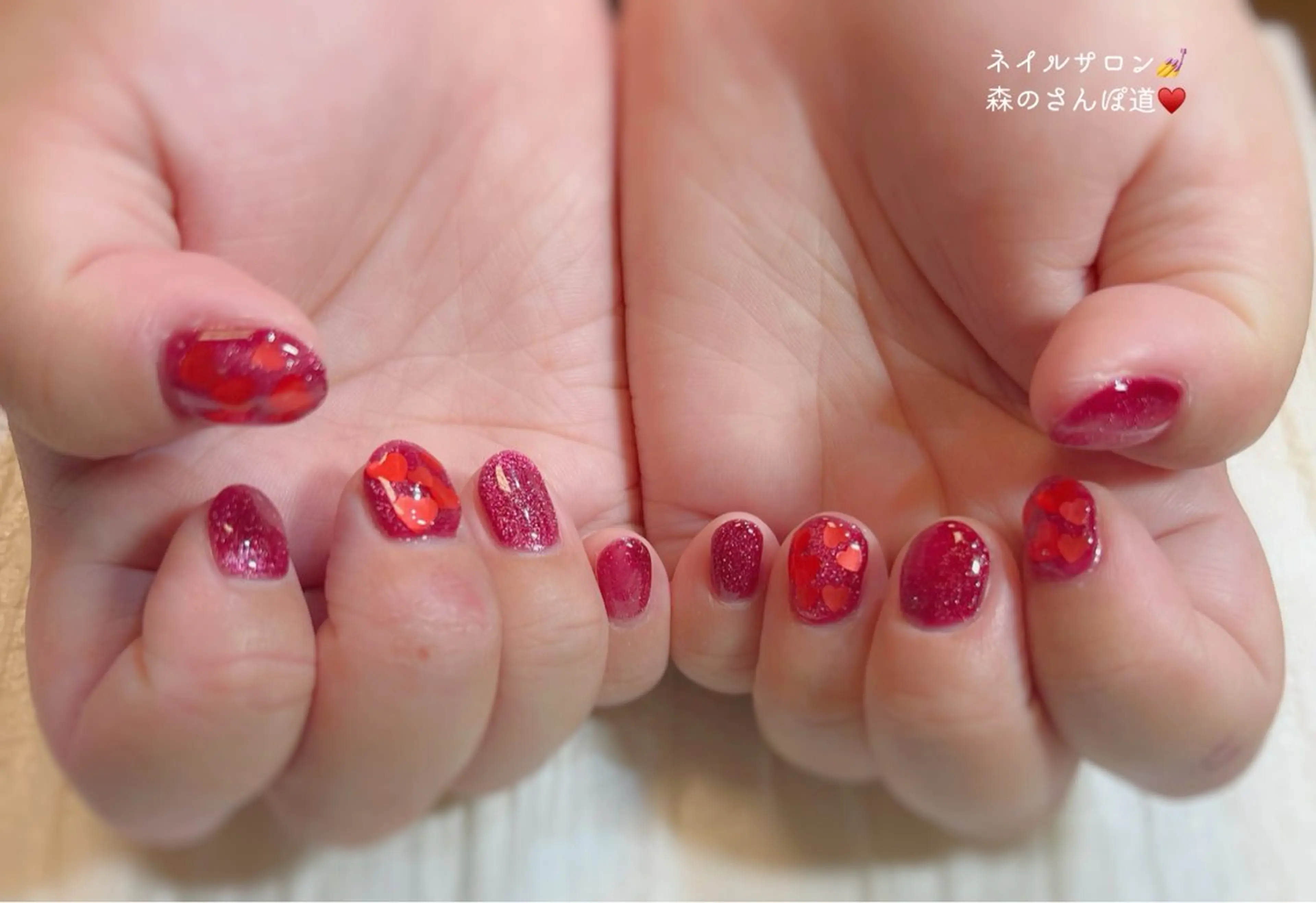 ネイル ハンドネイル 森のさんぽ道所属・ショートネイル 森のさんぽ道のネイルデザイン
