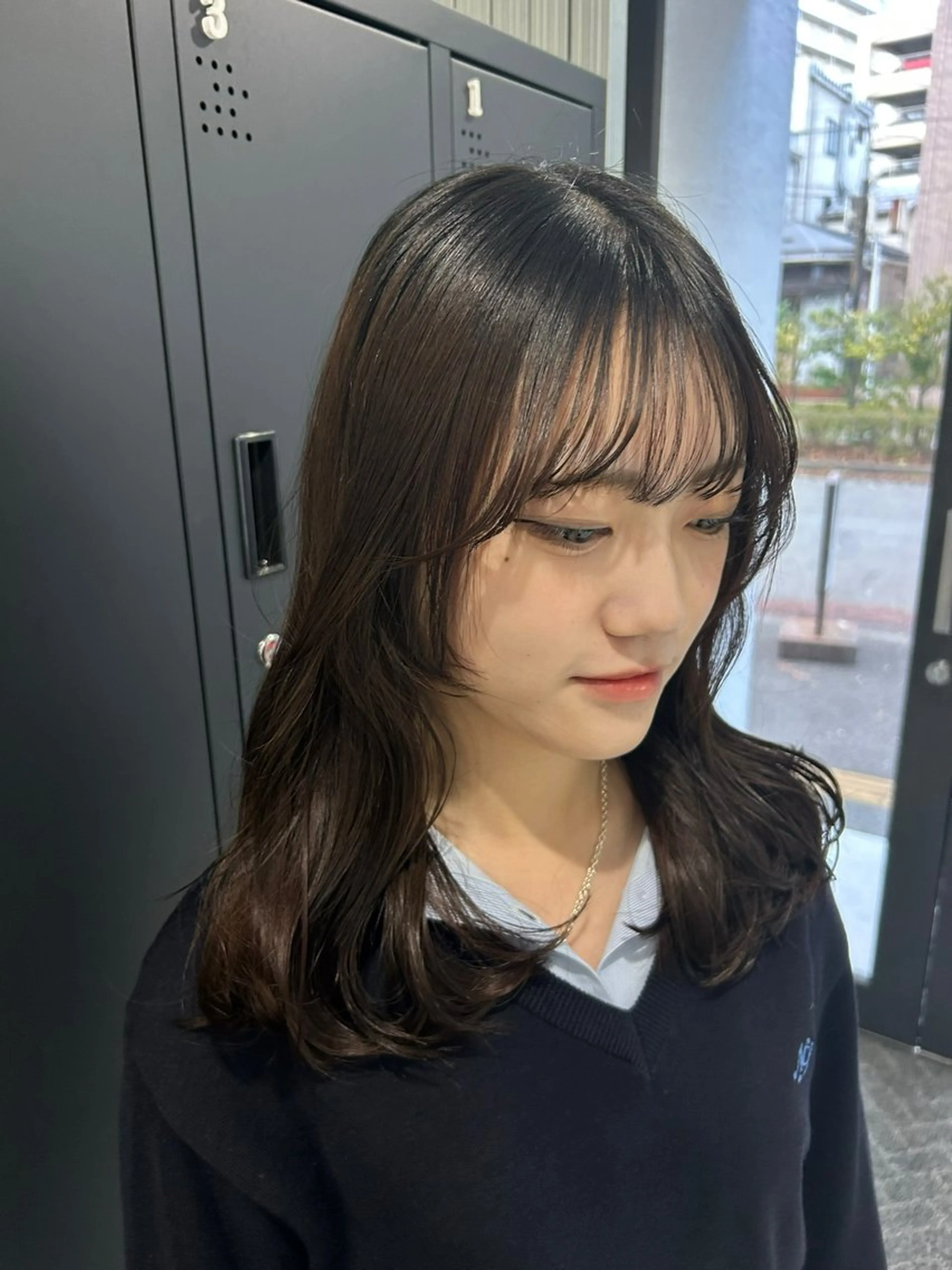 ミディアム 顔周りカット 急募/ブリーチモデル /🦋/まゆのヘアスタイル