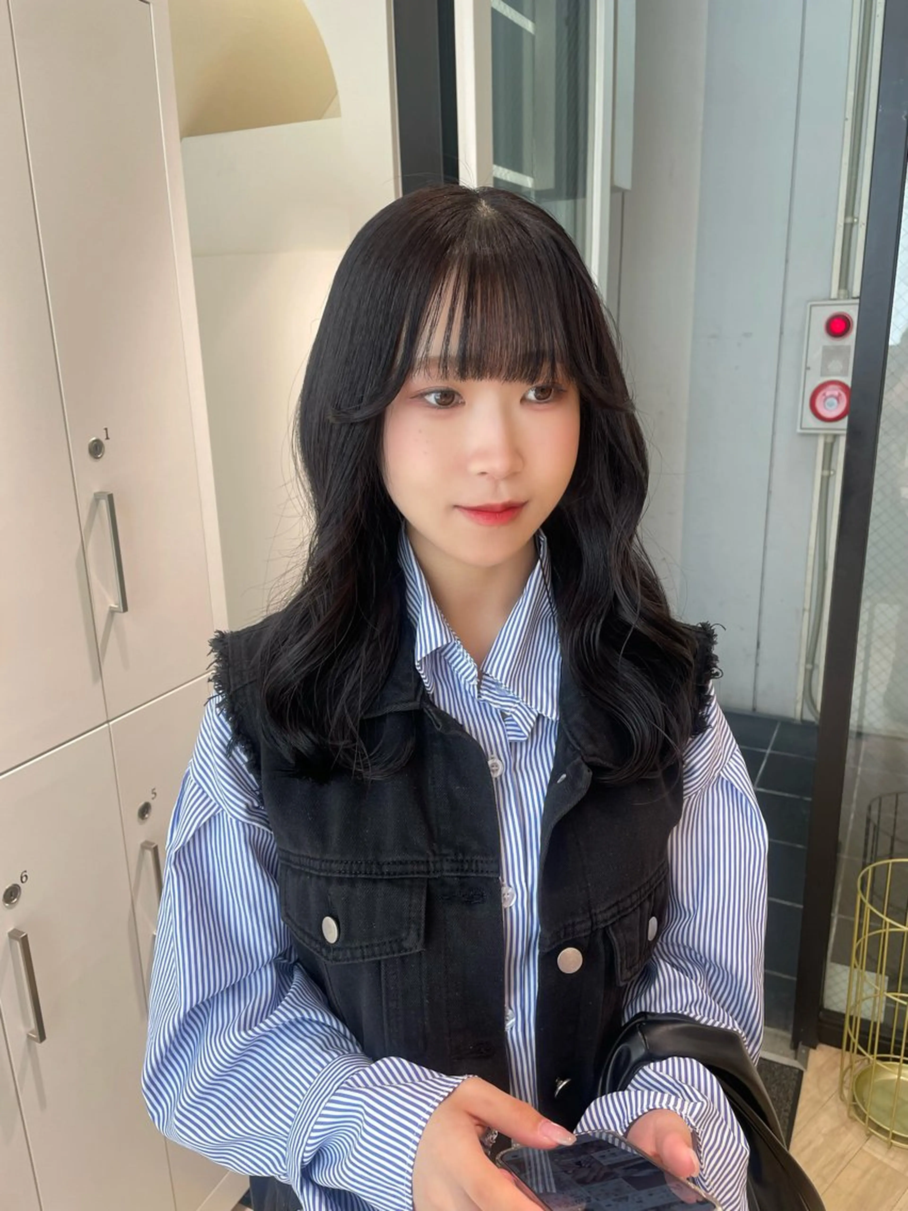 ミディアム カラー カット ヘアカラー トリートメント Parve Mix /頓宮 稚愛🤍のヘアスタイル