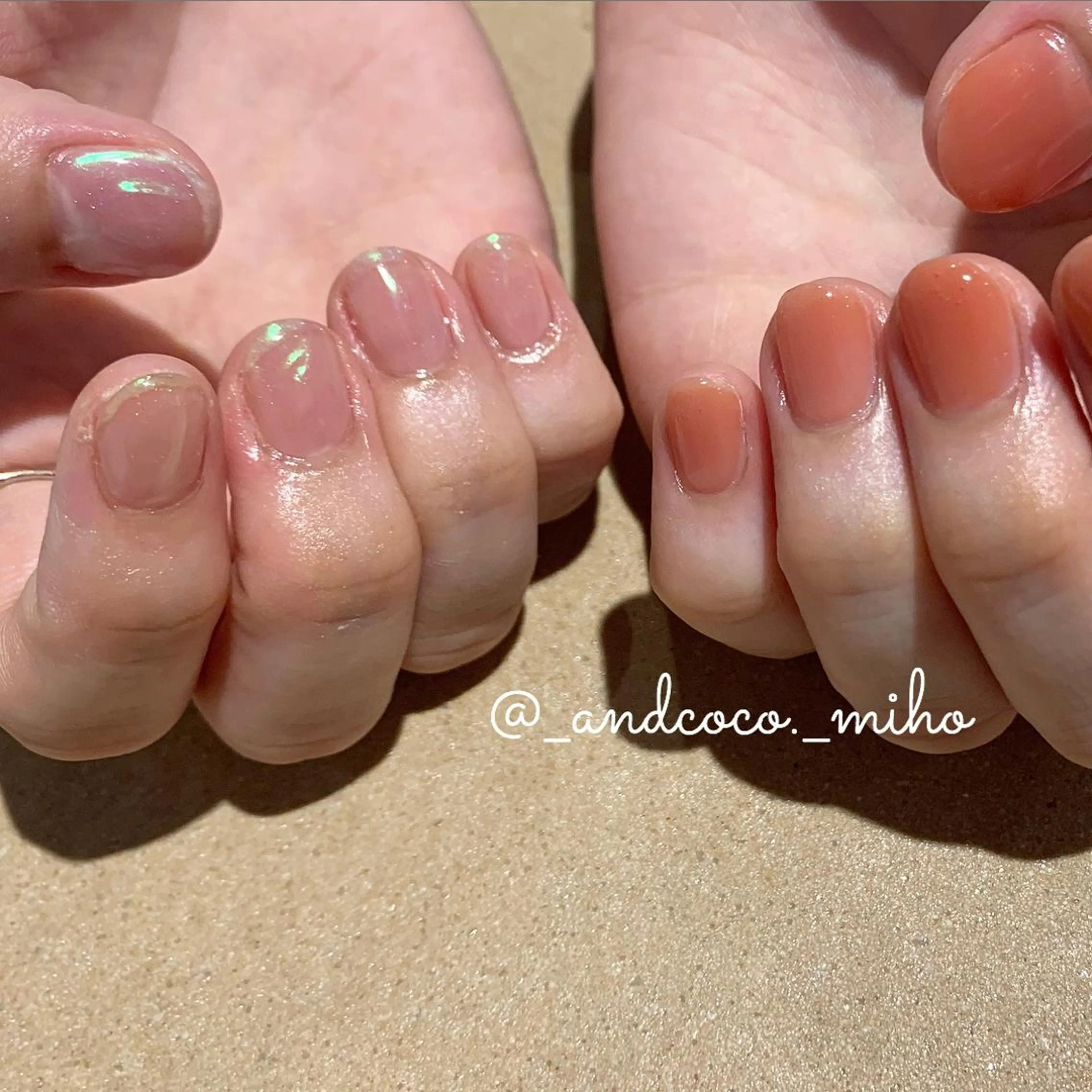 ネイル クリアネイル ハンドネイル I'm Me.所属・Nailist〻 mihoのネイルデザイン
