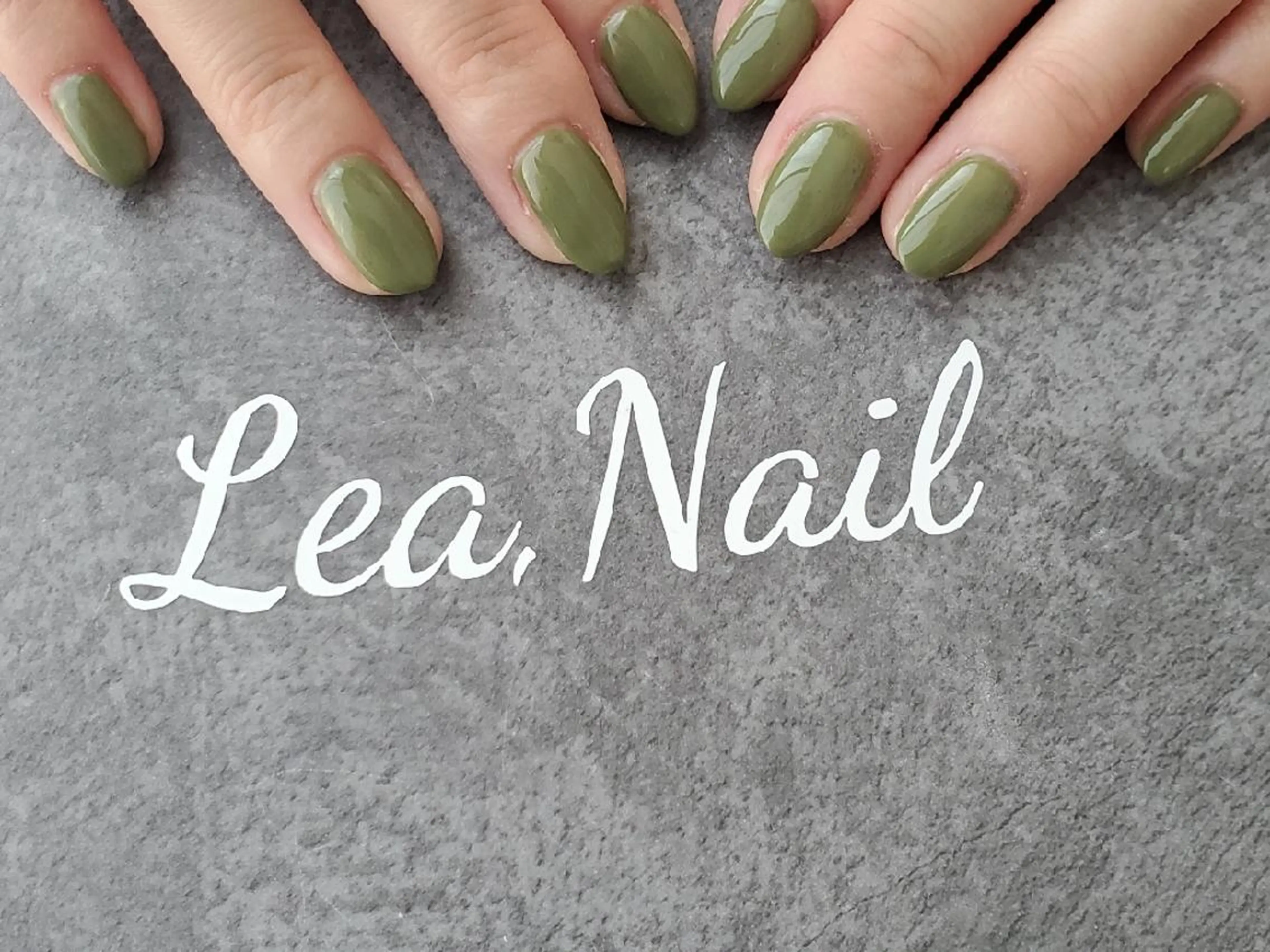 ネイル ワンカラーネイル Lea,Nail所属・松橋 愛のネイルデザイン