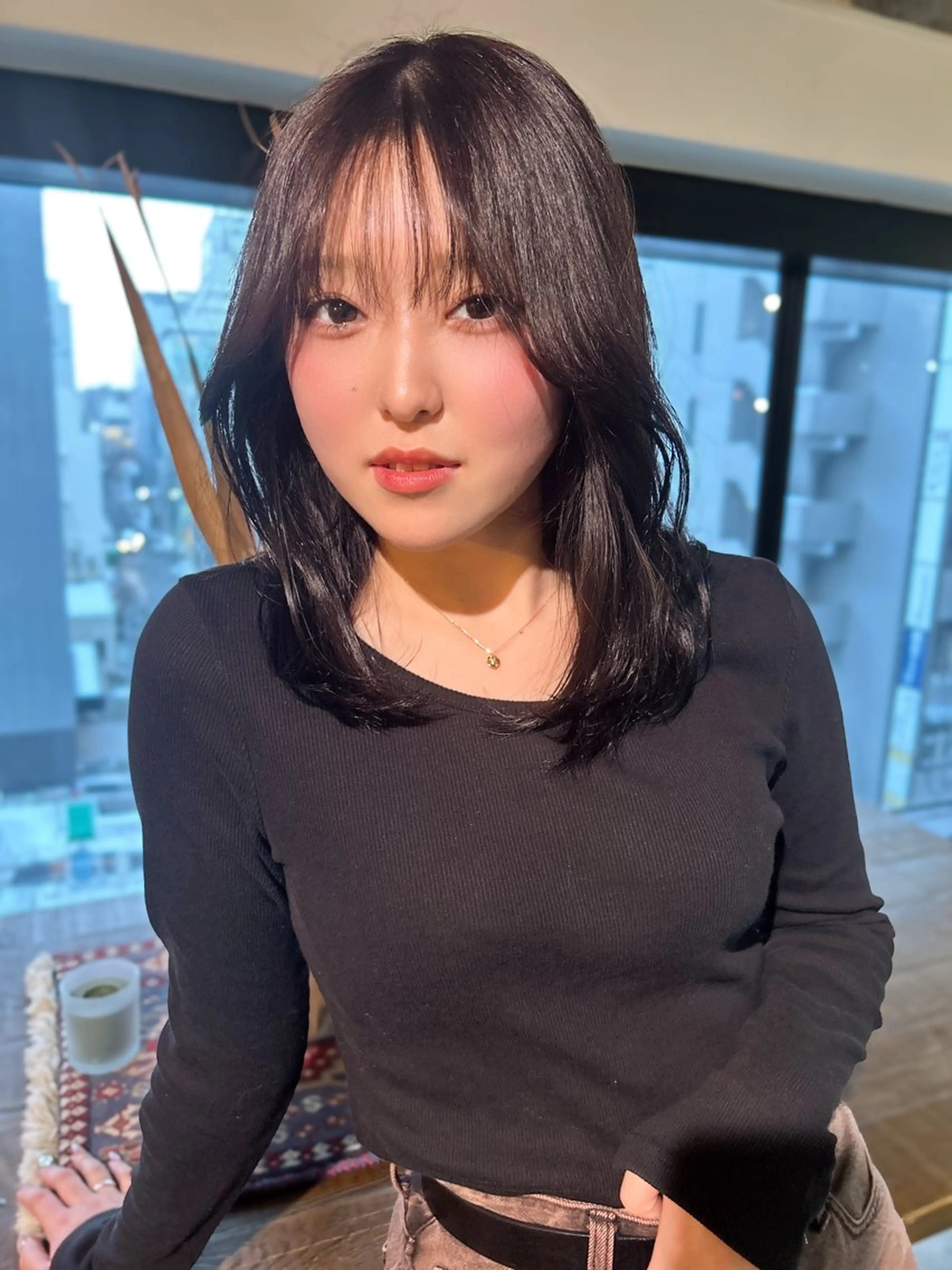 🌟ミニモ学割&U23限定🌟前髪・顔周りカット➕フルカラー➕1stepトリートメントの写真