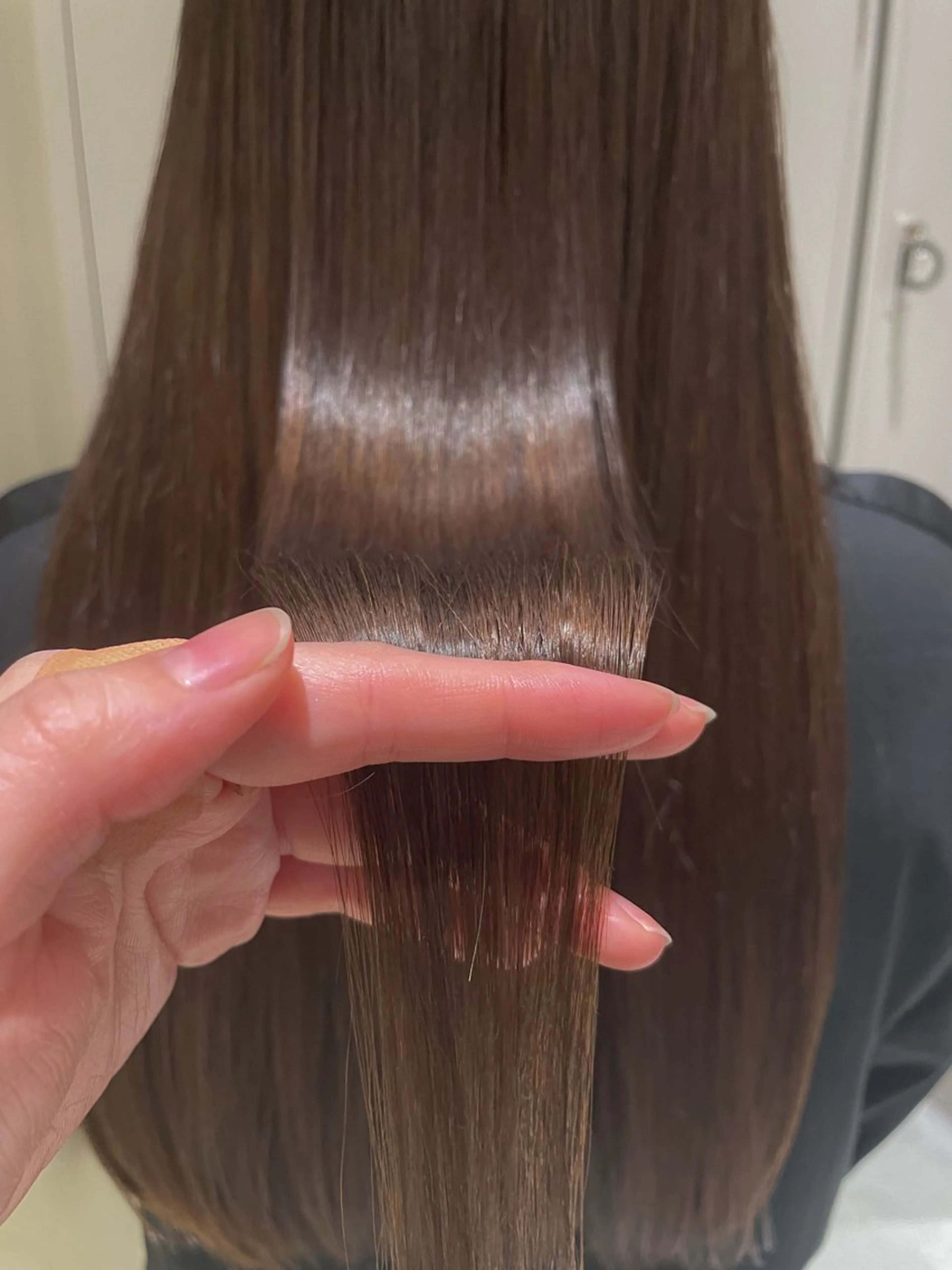 ロング カラー 髪質改善 縮毛矯正 艶髪🌿🫧 yukakoのヘアスタイル