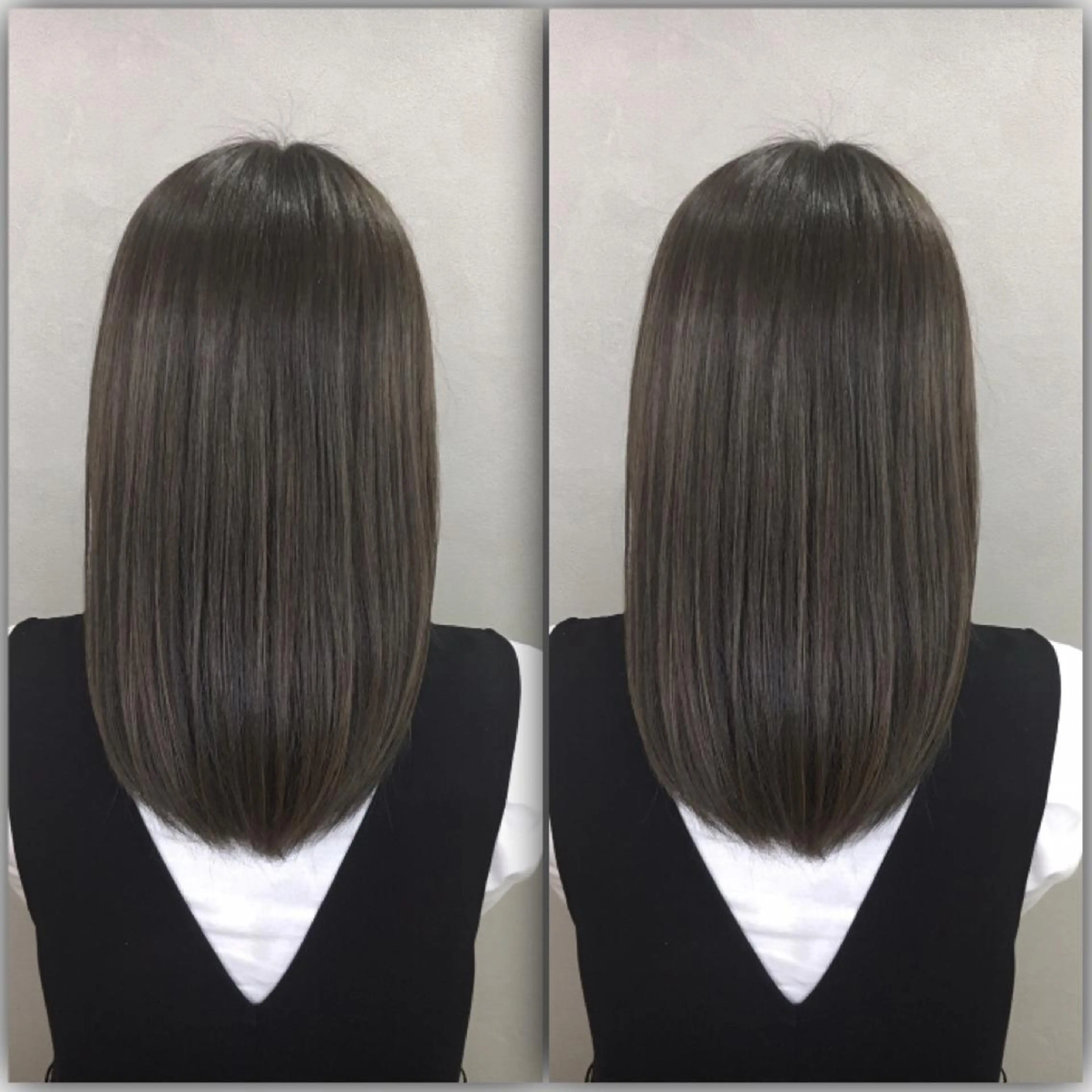 セミロング カット ヘアカラー トリートメント トップスタイリスト 江口 稜亮のヘアスタイル