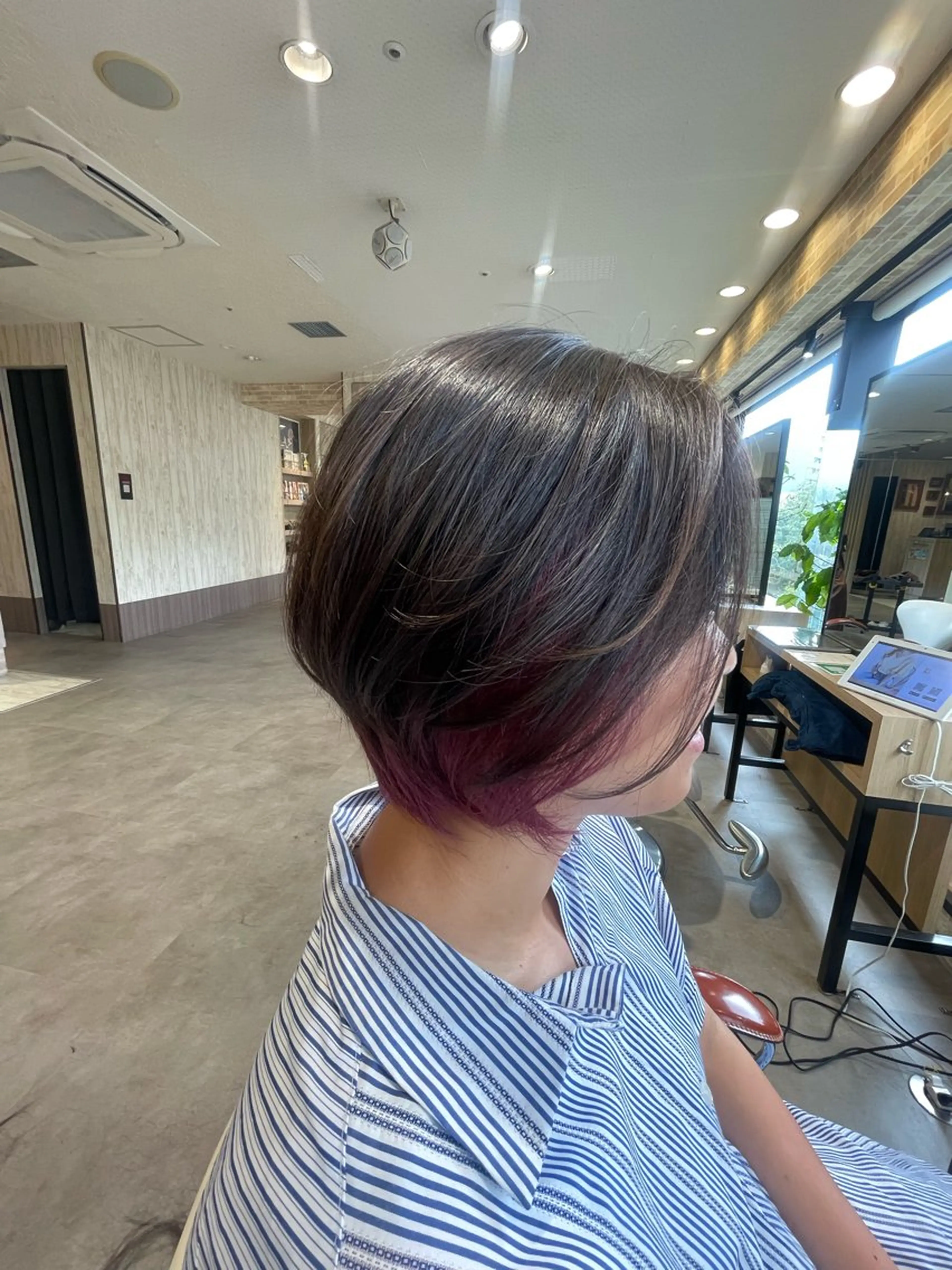 ショート end roll/ 白楽美容室/ユウタのヘアスタイル