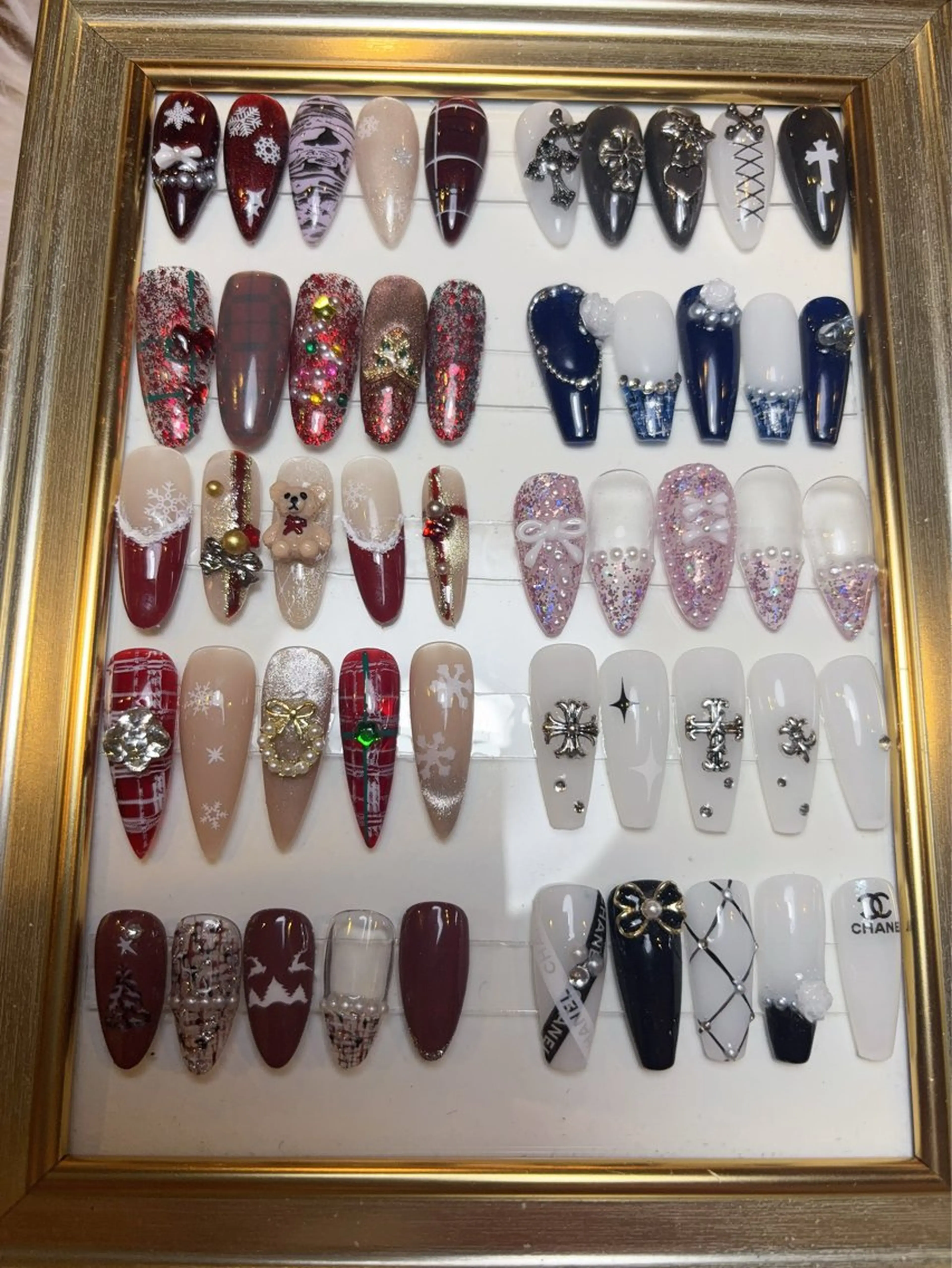 🍁クリスマス🎄デザインB定額コース[自爪オフ込み]6500の写真