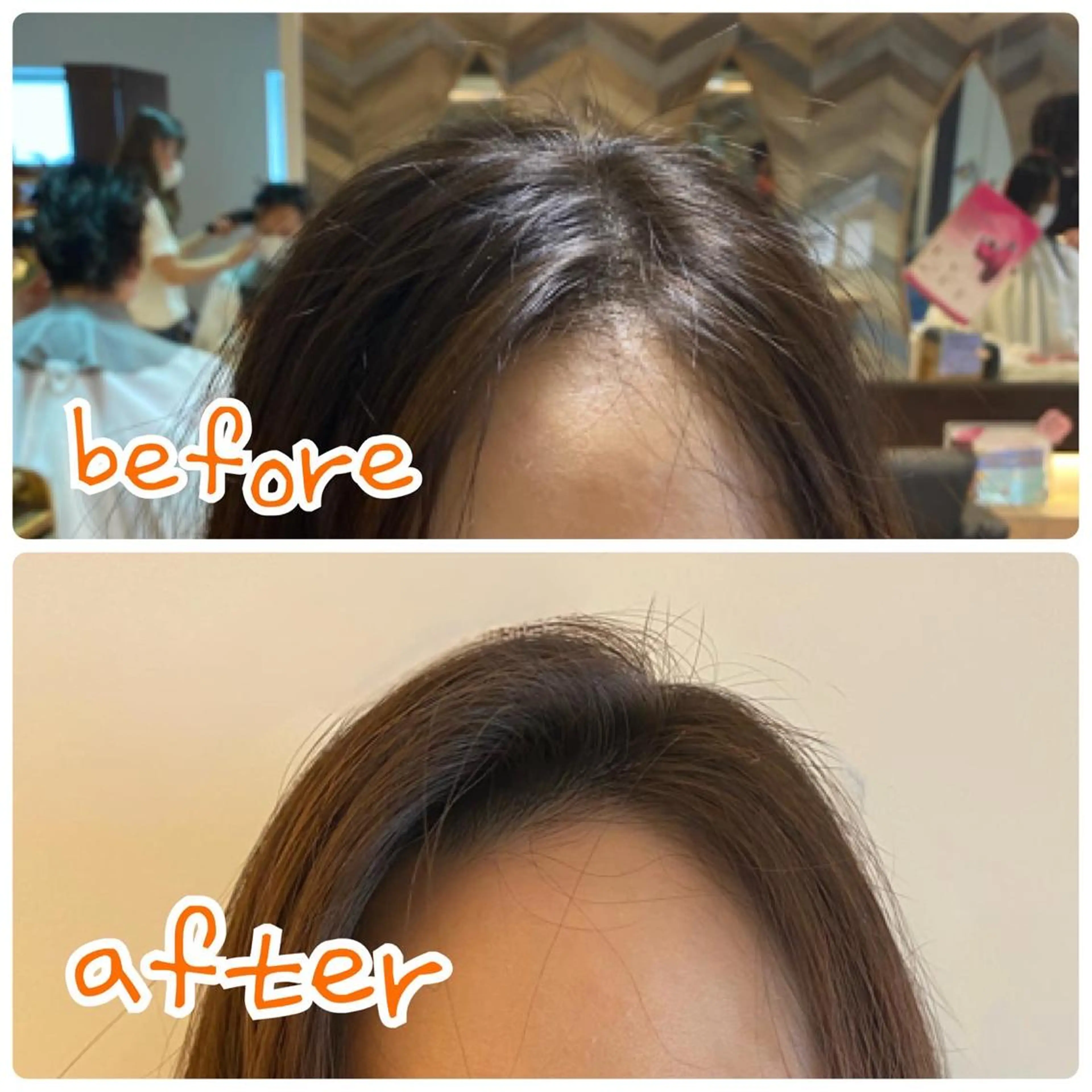 セミロング カラー パーマ 韓国hair ·͜· watanabeのヘアスタイル