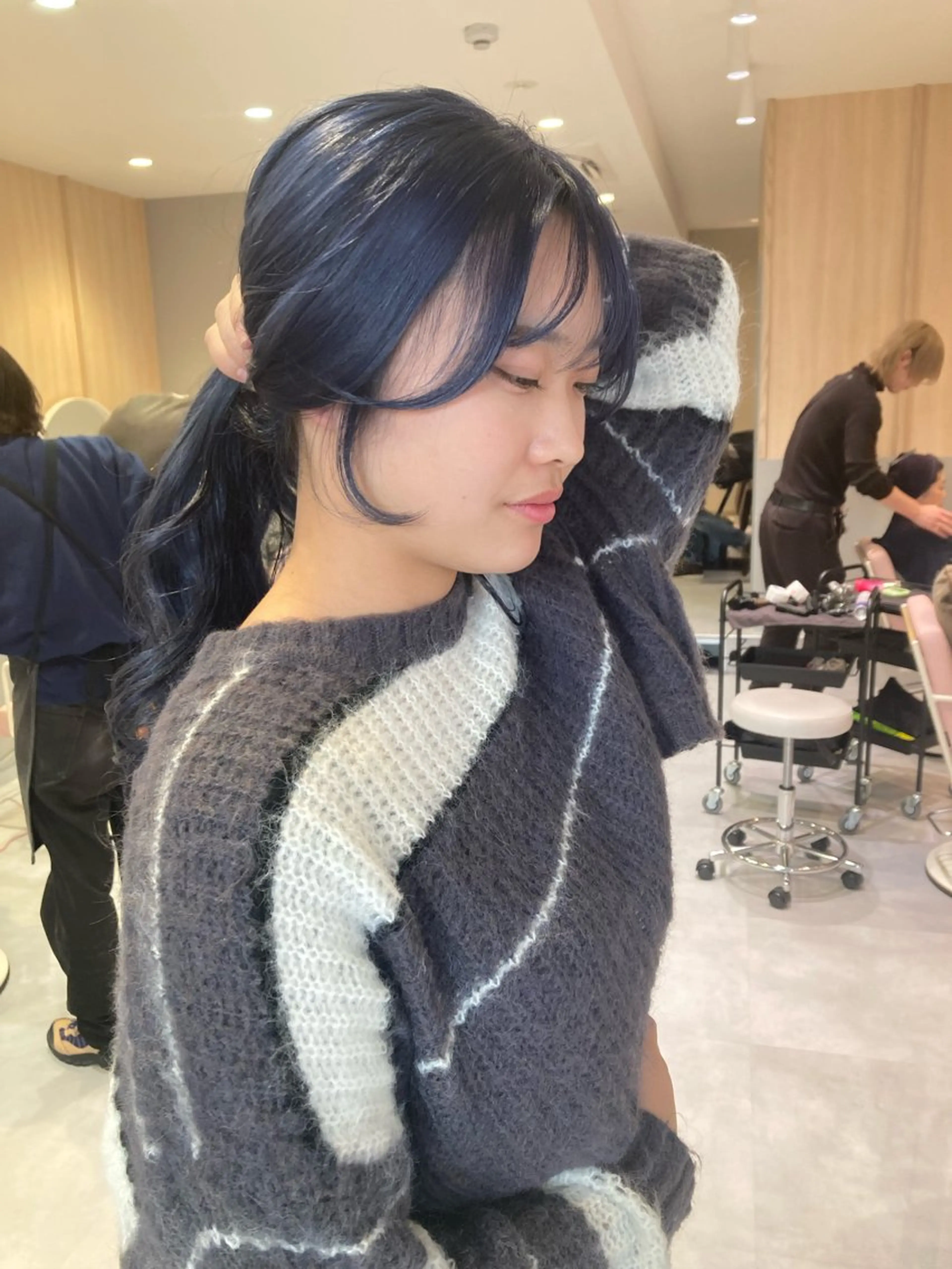 ロング カラー カット ヘアカラー トリートメント ヘアセット ✂️似合わせの魔術師 石田一樹✂️のヘアスタイル