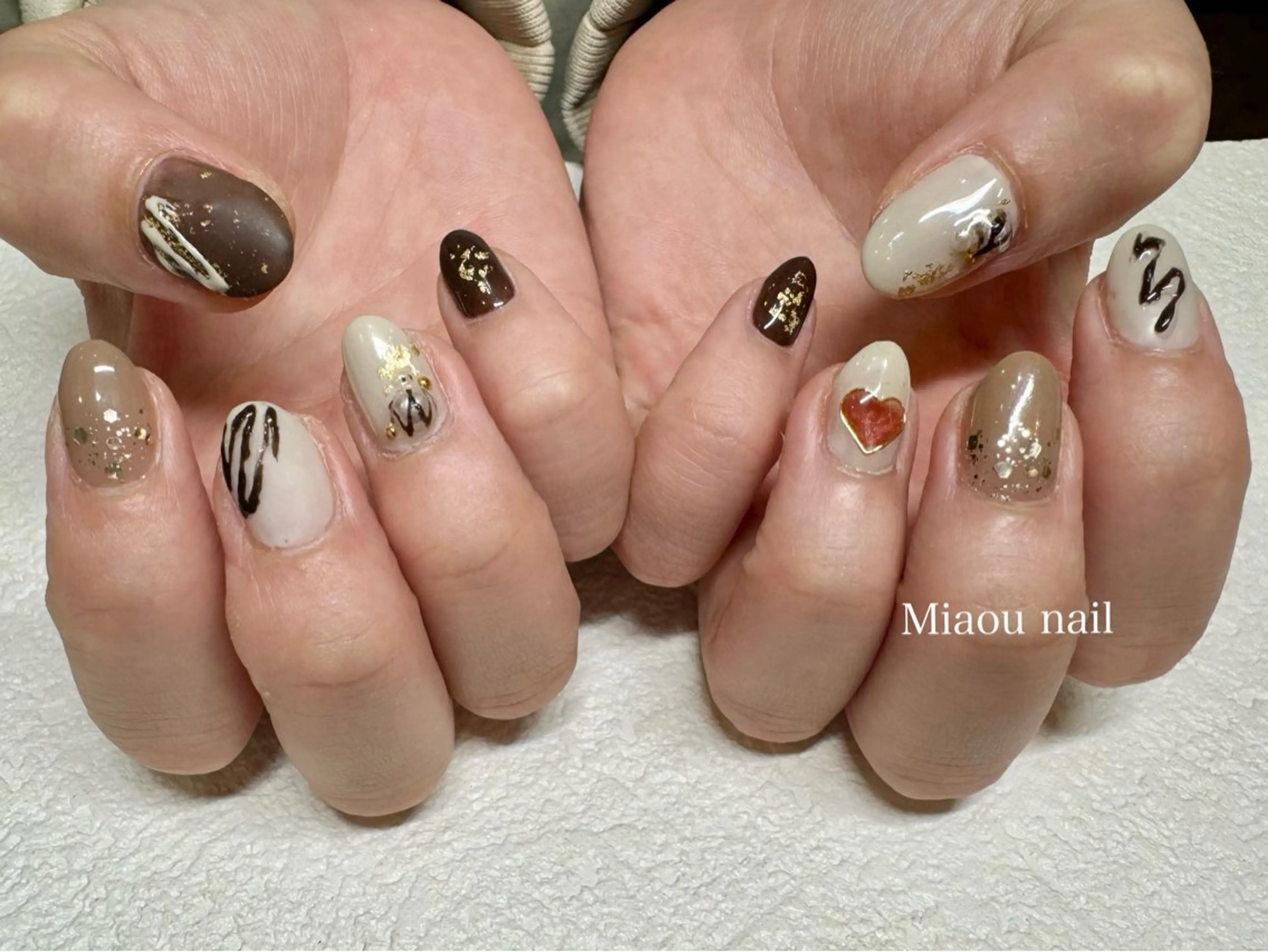 ネイル ハンドネイル Miaou nail ミャウ ネイルのネイルデザイン