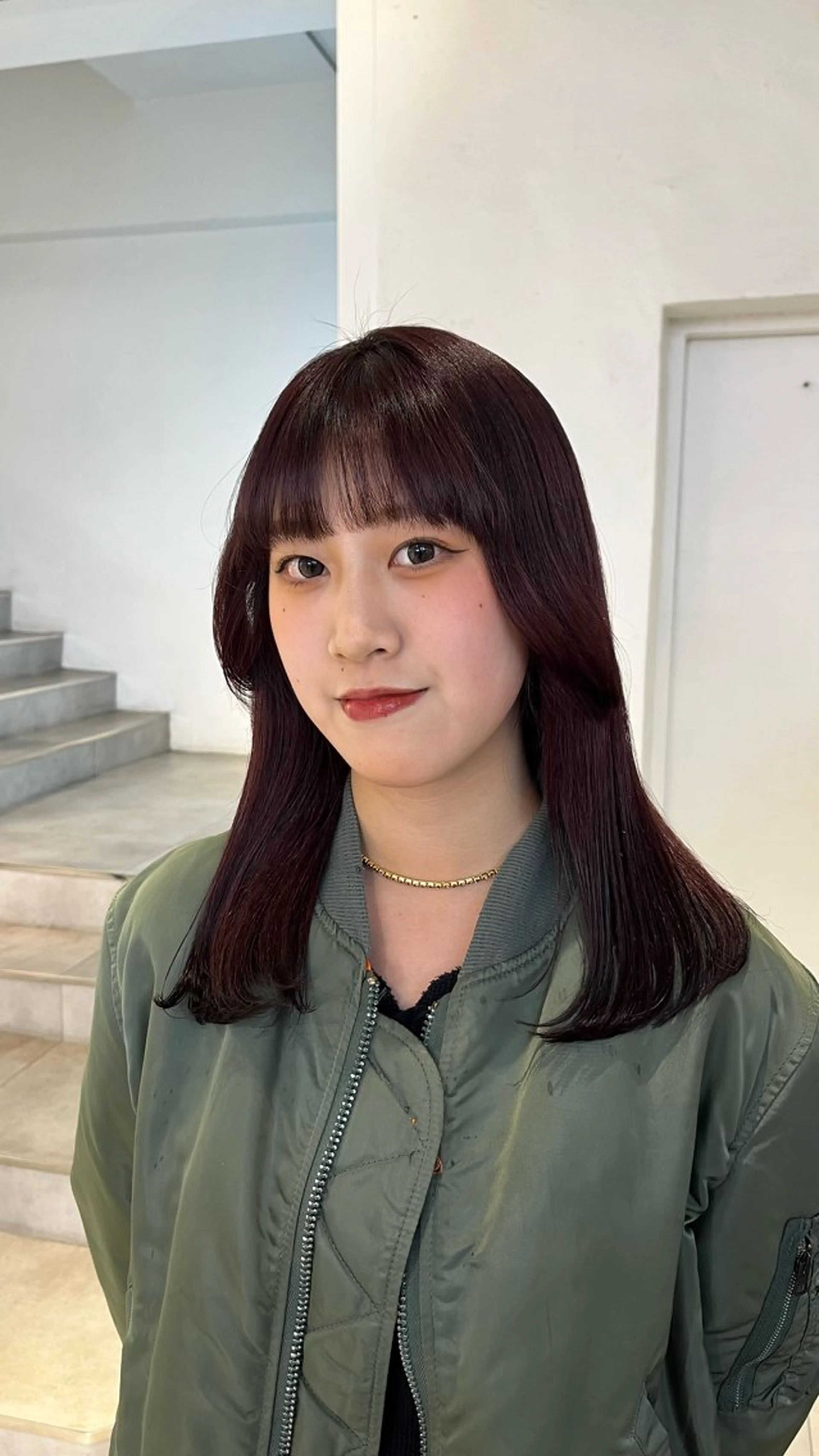 ロング カラー ヘアカラー メンズパーマ/ メッシュ📍ユリのヘアスタイル