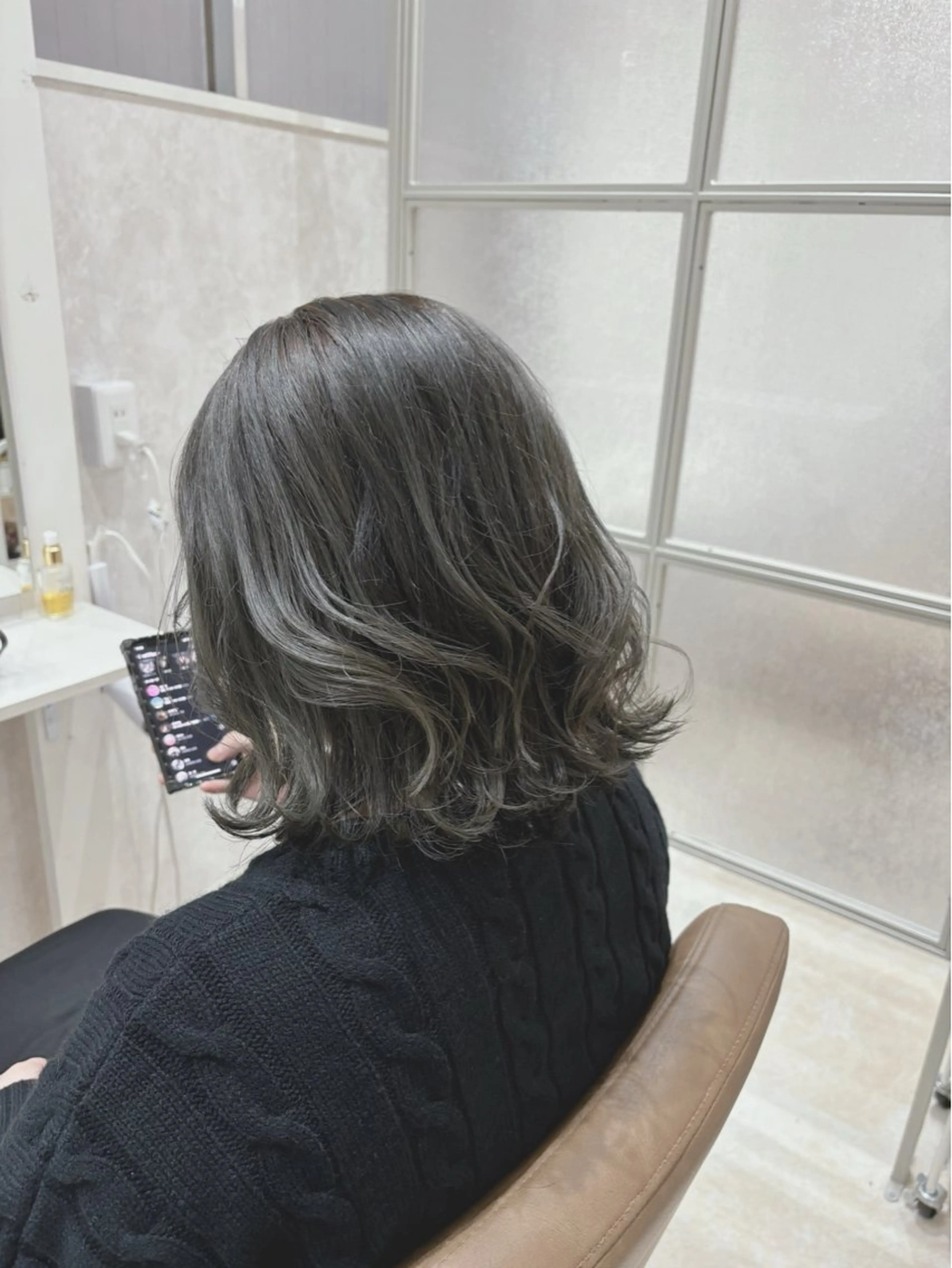 ミディアム 【ROSSO】 SHUHEIのヘアスタイル