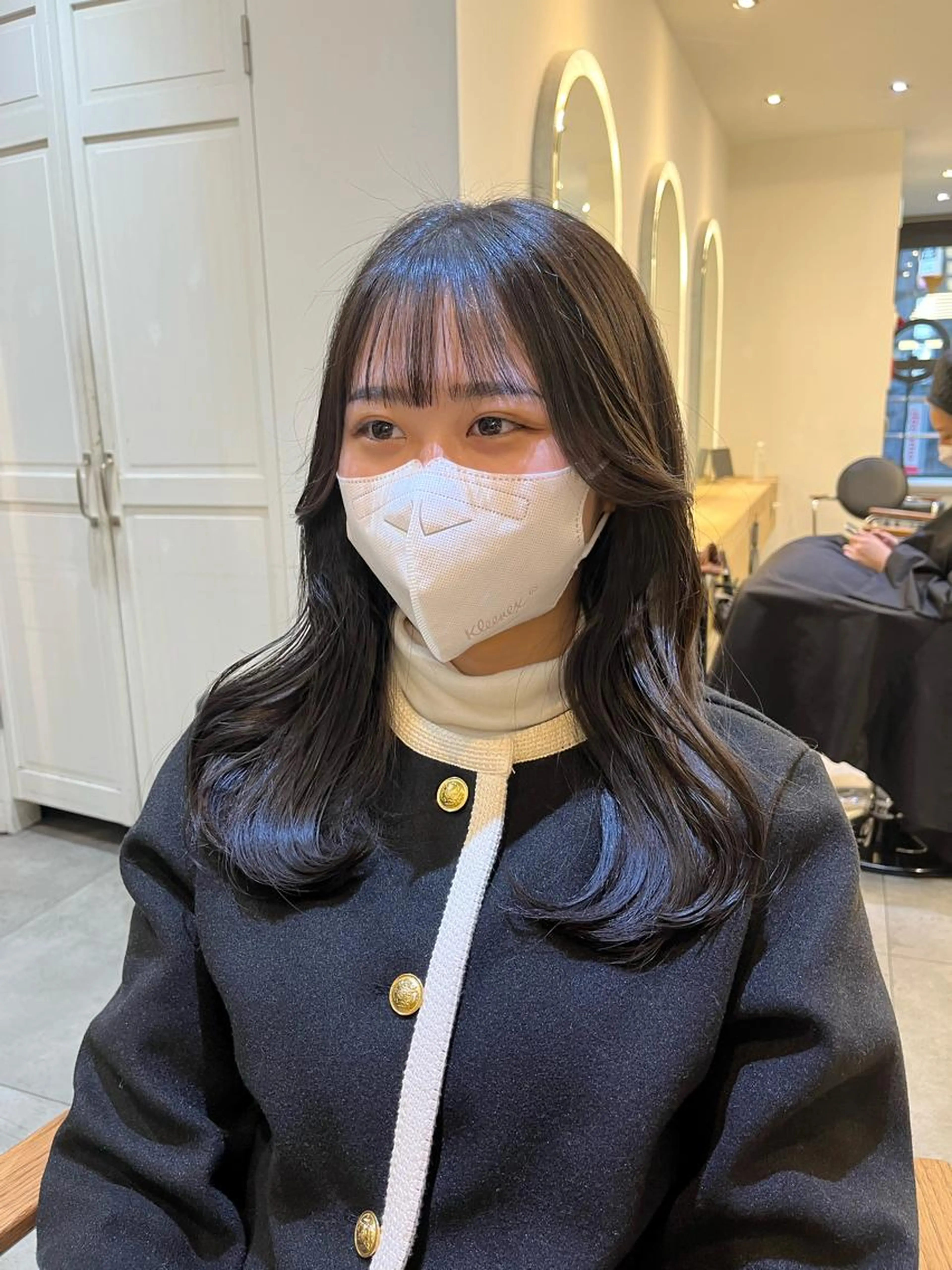 ミニモ学割限定🌱ミディアム&ロングヘアー限定🌱《メンテナンスカット》+《艶ケアカラー》+《ミルボン1step超音波》の写真